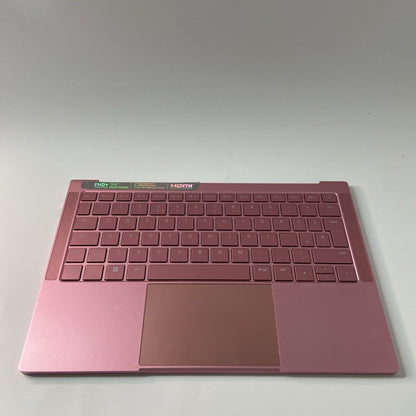 Razer Book 13 RZ09-0357 Palmrest UK Keyboard Touchpad PINK