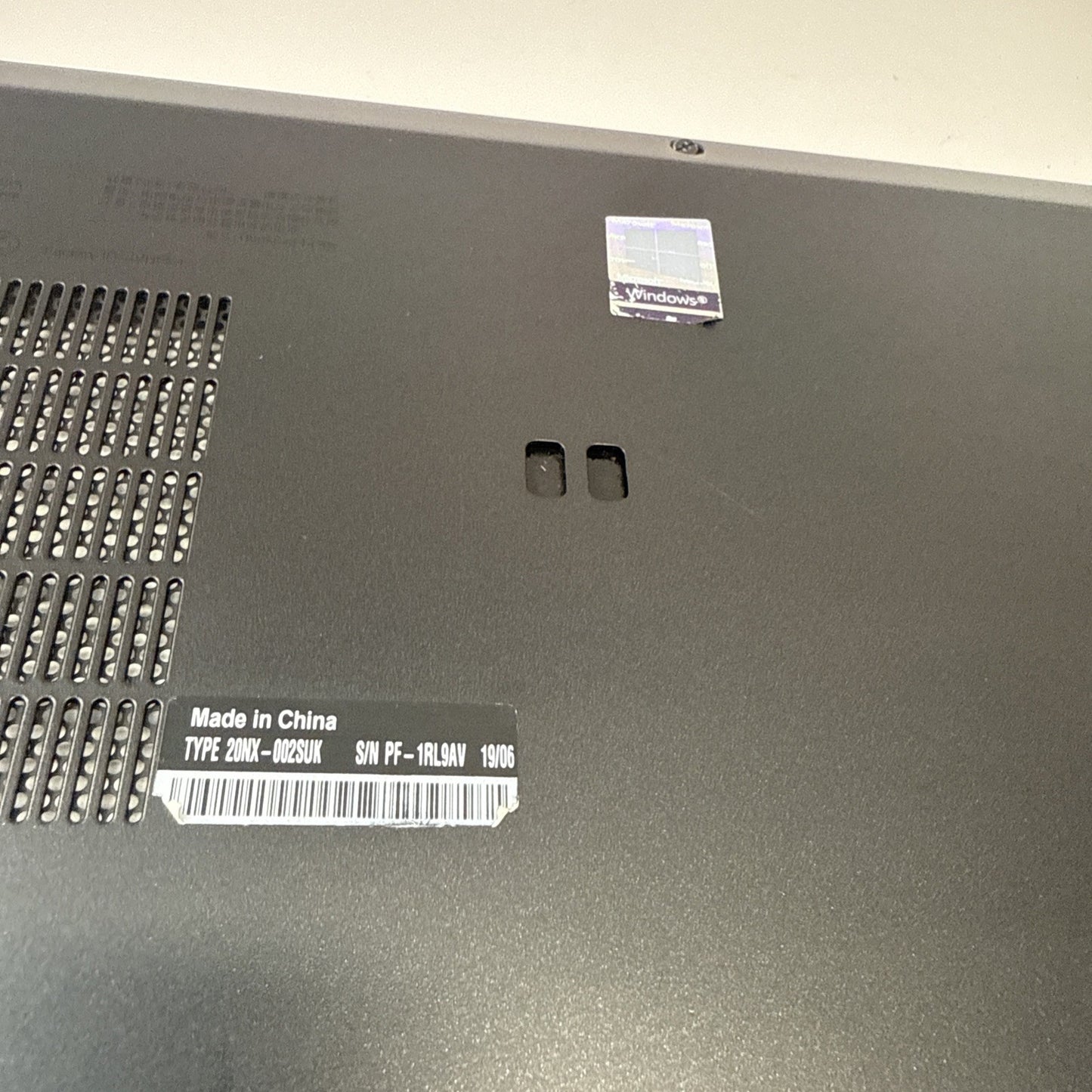 Genuine Lenovo Thinkpad T490s Bottom Base Cover AM1BR000100 Black