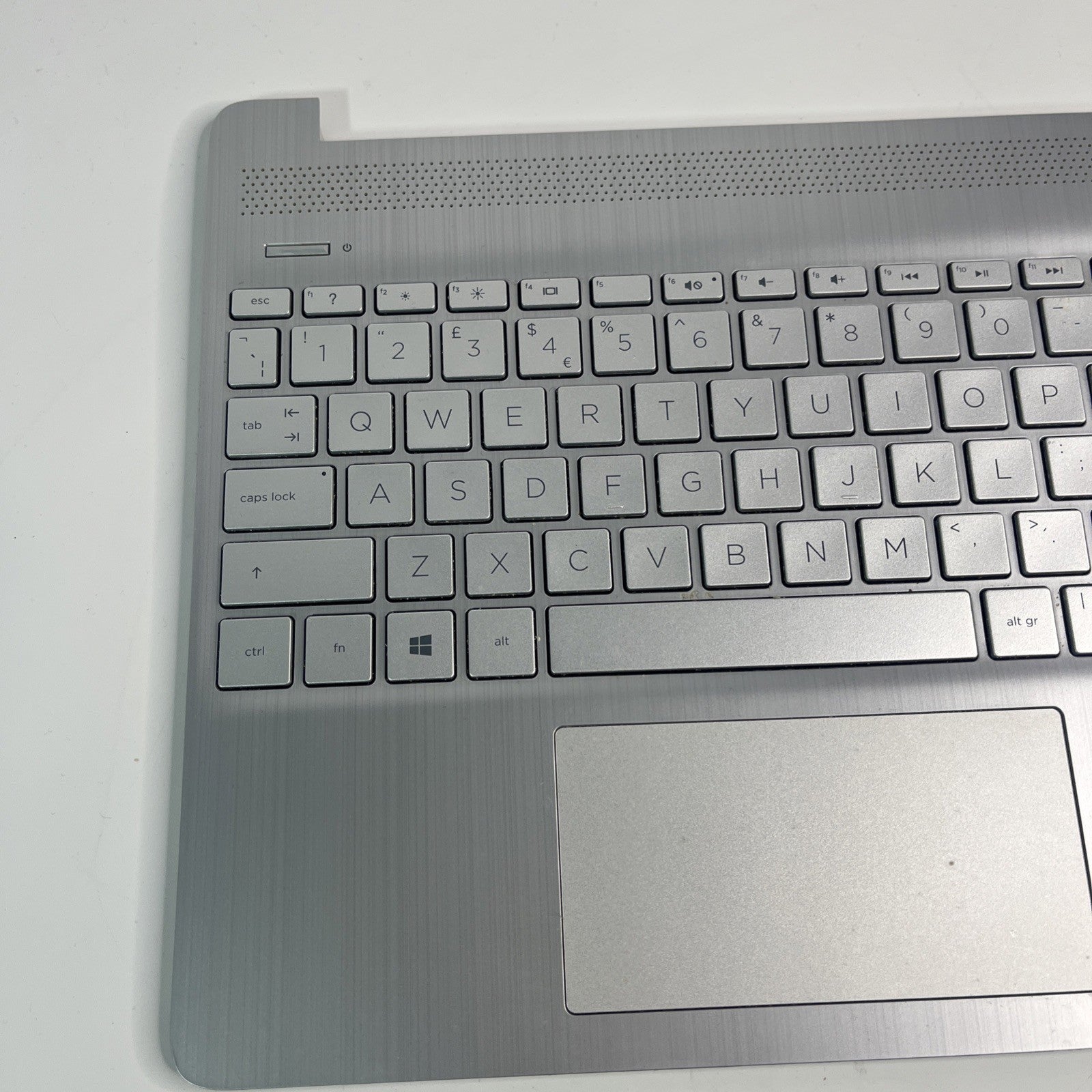 Genuine Silver HP 15s-Eq2510sa Palmrest, Keyboard, Speakers & Touchpad 4D0P5TS