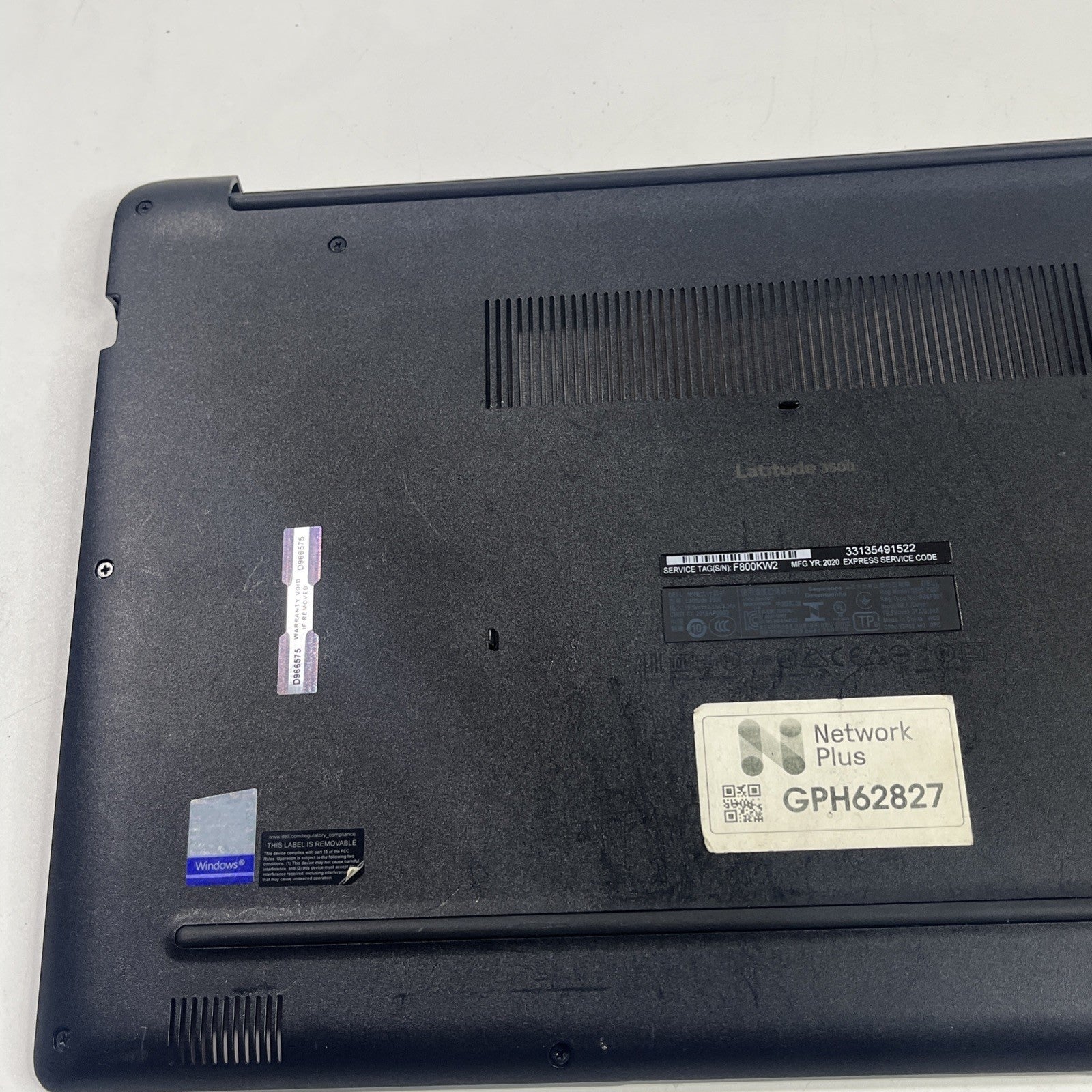 Genuine Black Dell Latitude 3500 Shell Bottom Base Case Cover OH3C81