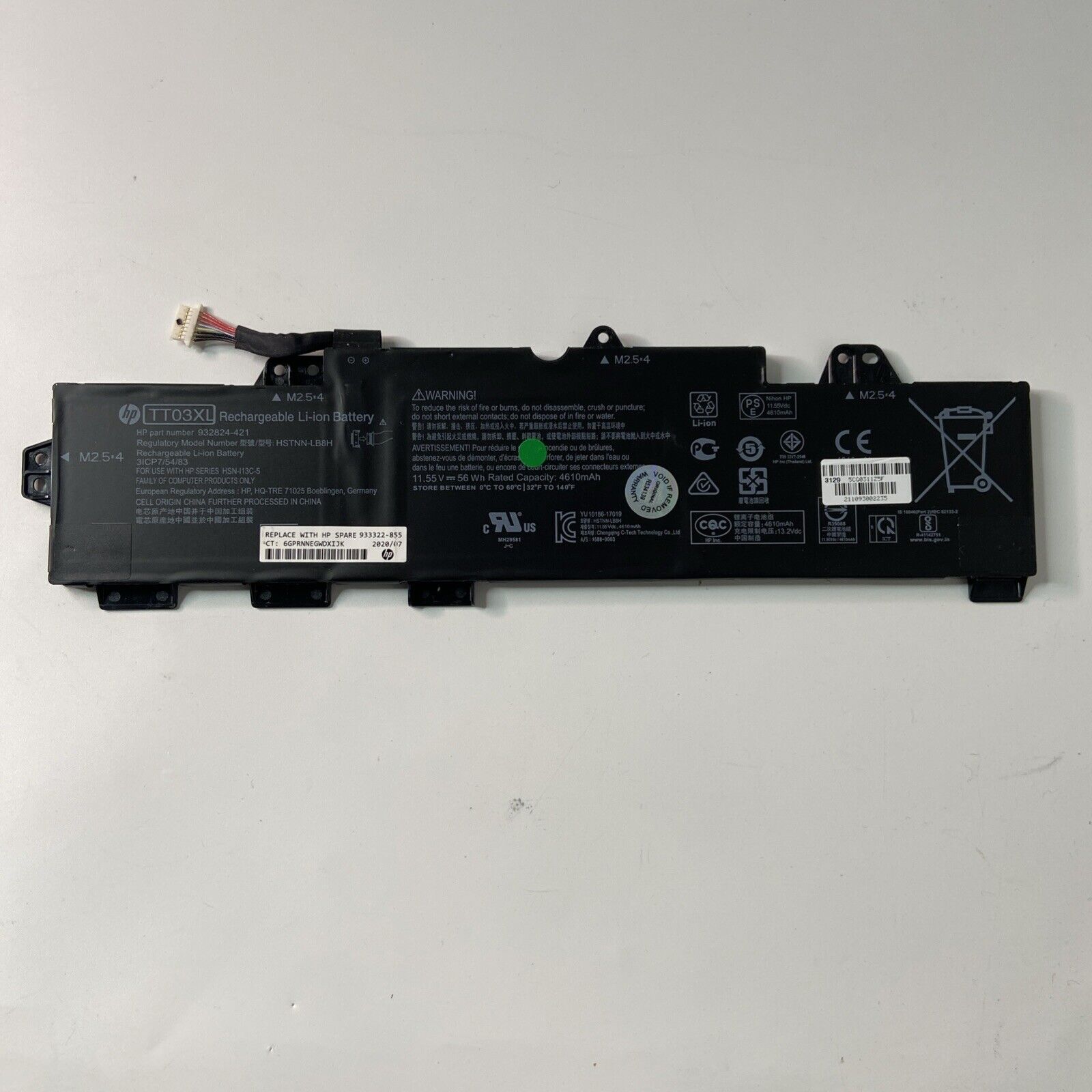 Genuine HP EliteBook 755 G5 850 G5 G6 HP ZBook 15u G5 G6 56Wh Battery TT03XL