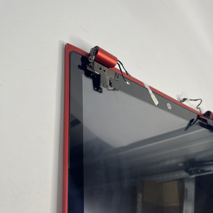 Genuine RED HP Pavilion X360 15-BK060sa Complete Screen Assembly Top Lid Cover