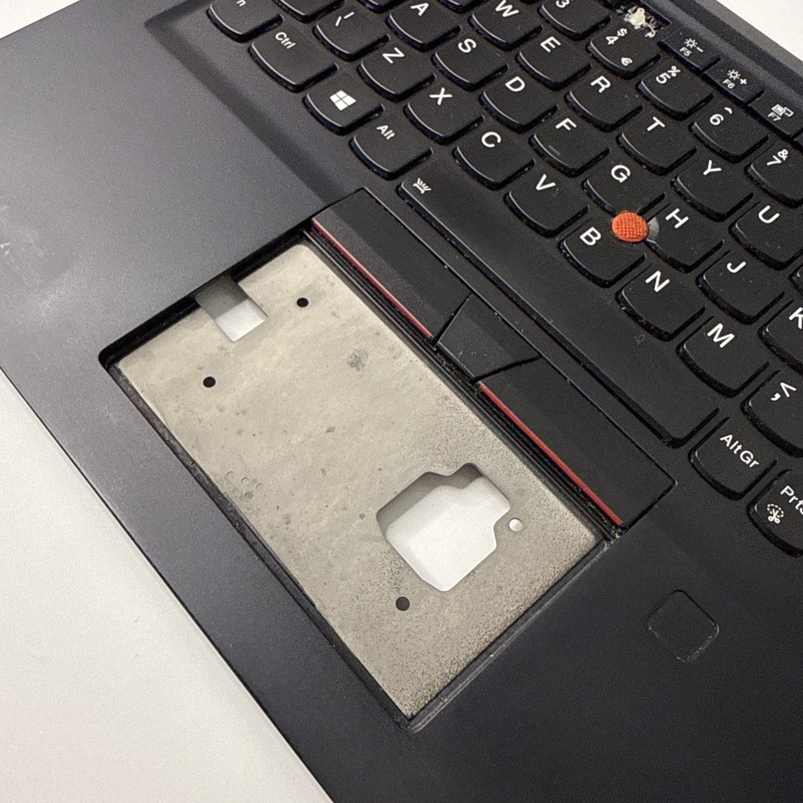 Genuine Lenovo x390 yoga Palmrest Assembly UK Keyboard (1 Key Missing)