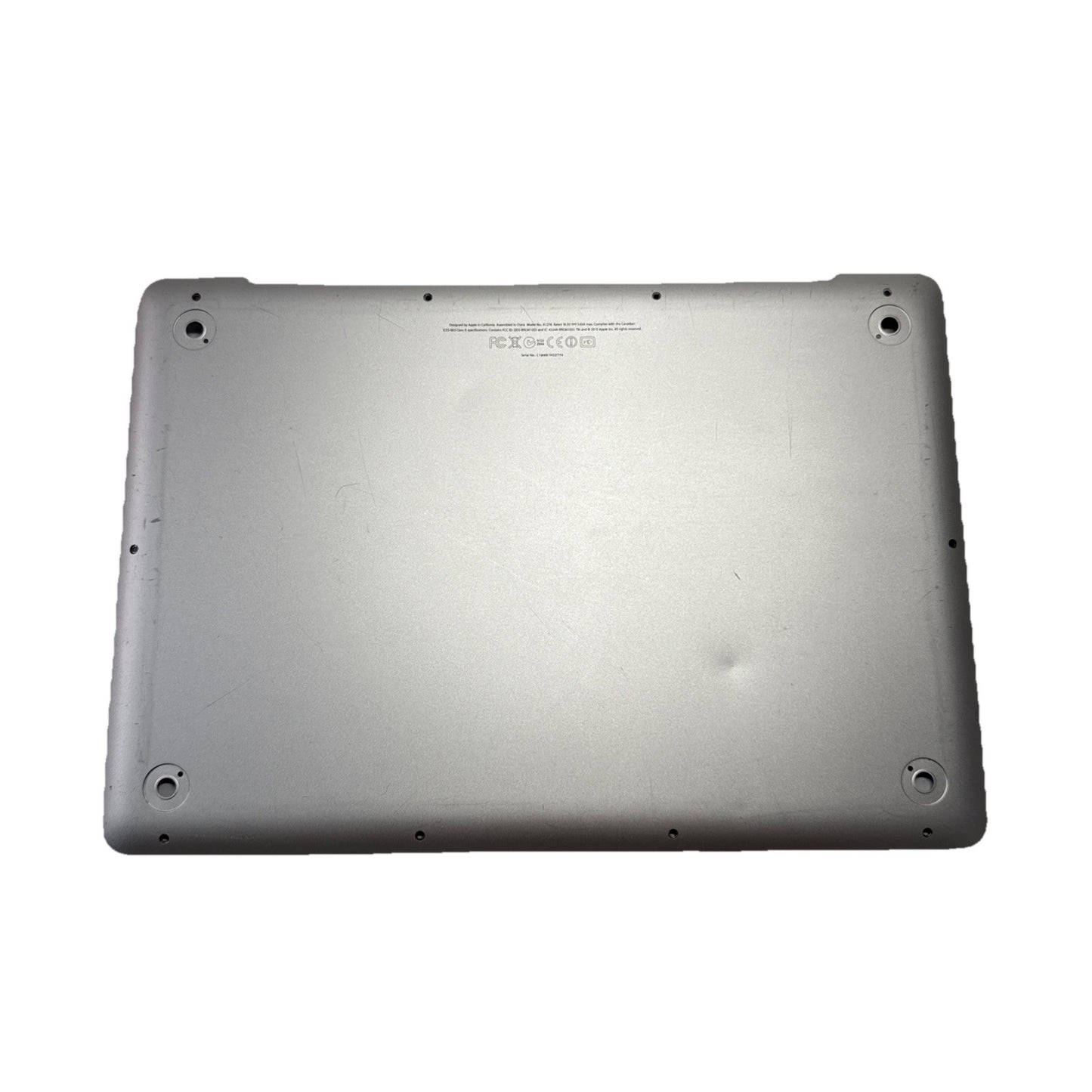 APPLE MACBOOK PRO A1278 13” MID 2010 2011 2012 BOTTOM CASE -NO RUBBERS (GRADE C)