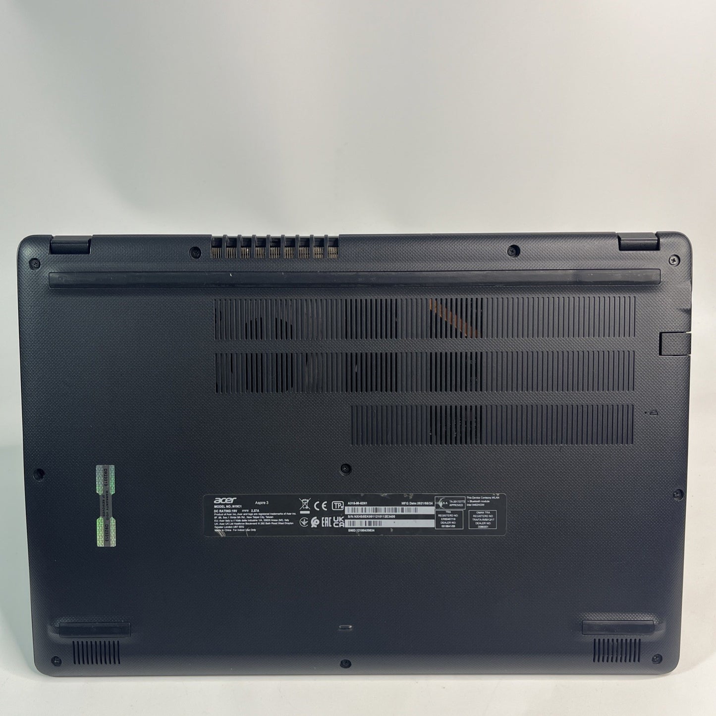 Acer Aspire  A315-56 15.6" Laptop Core I5-1035G1 20 GB RAM 256GB SSD Windows 11