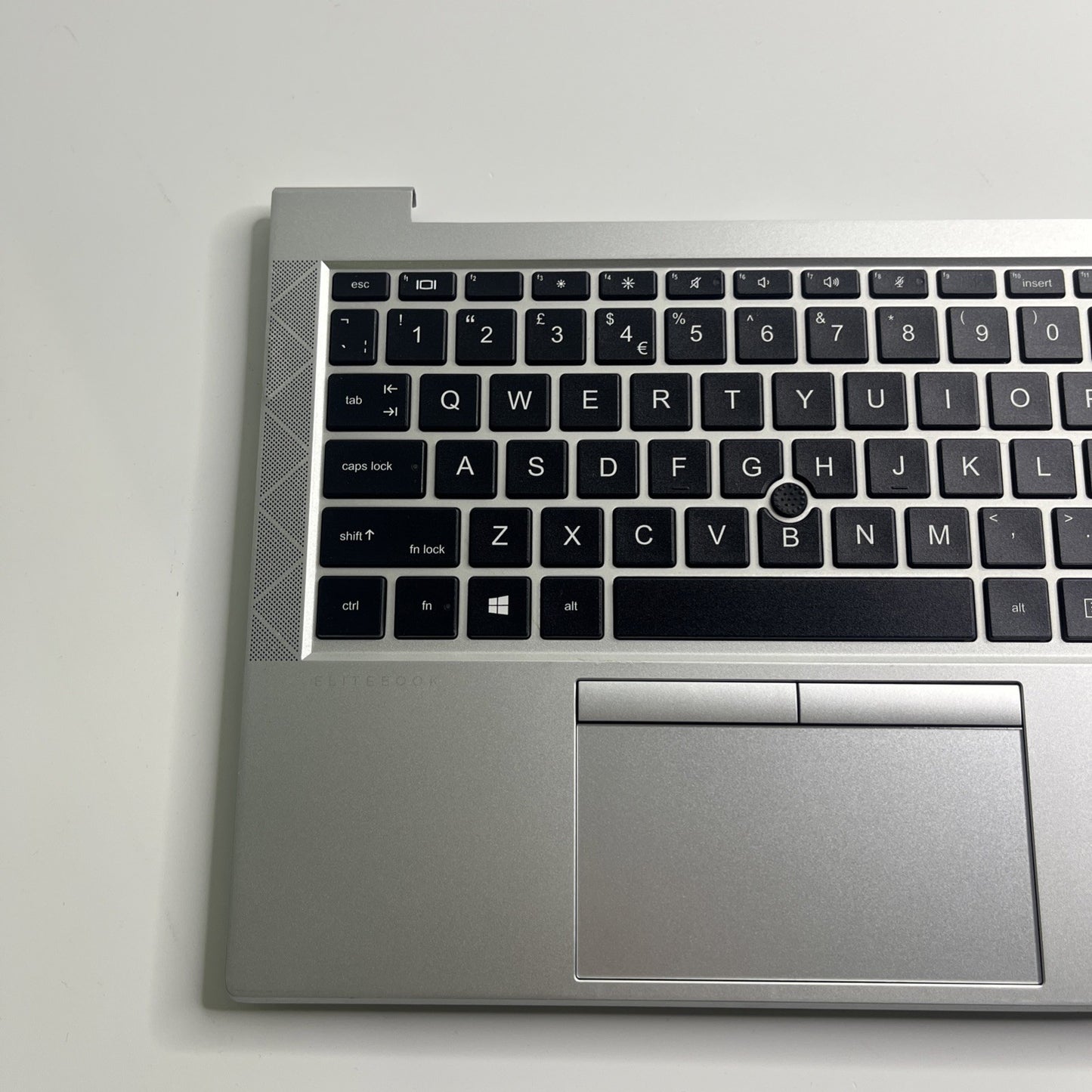Genuine Silver HP EliteBook 840 G7 Complete Palmrest Missing Key