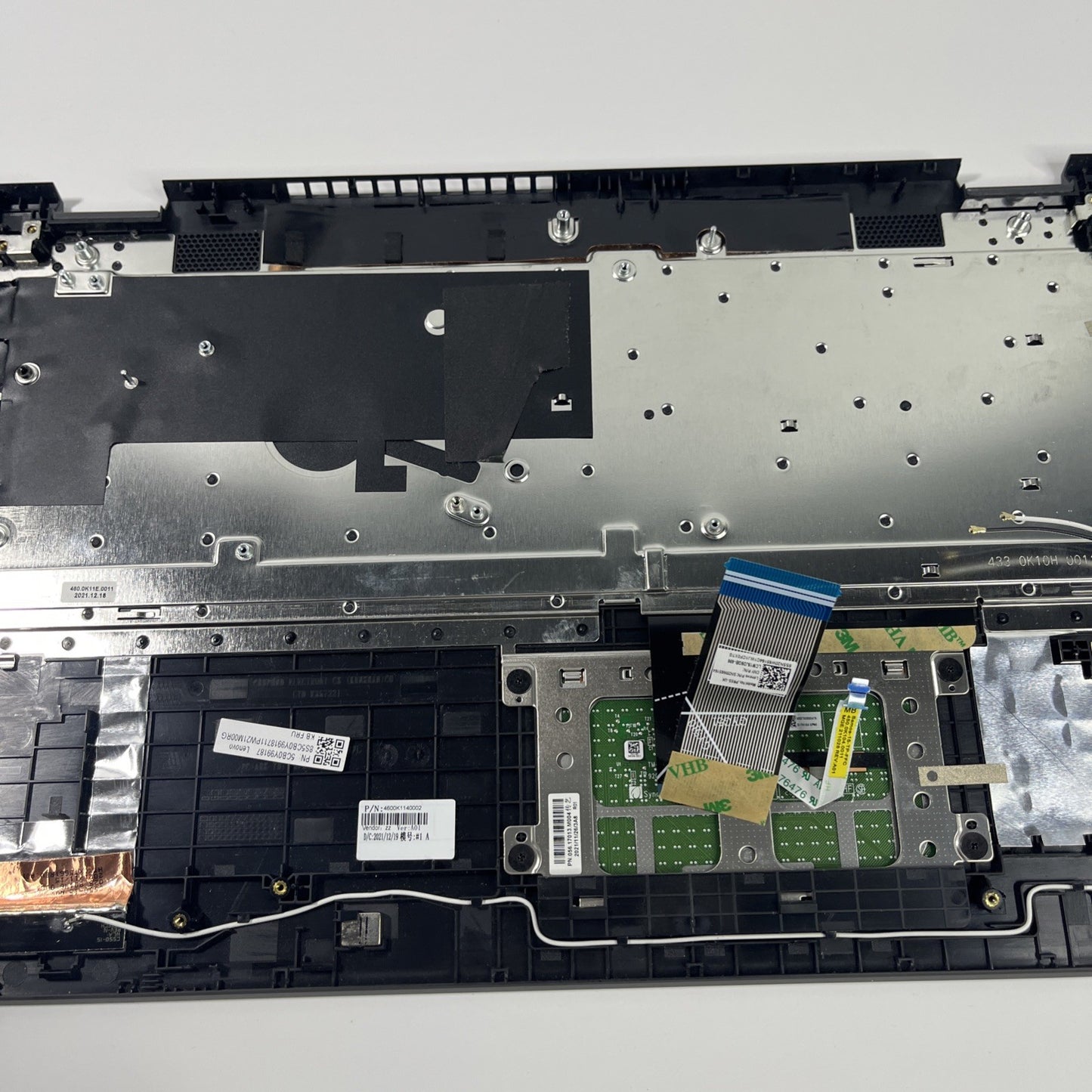 Genuine Grey Lenovo Ideapad Flex 5-15 15ITL05 Complete Palmrest Keyboard Cover