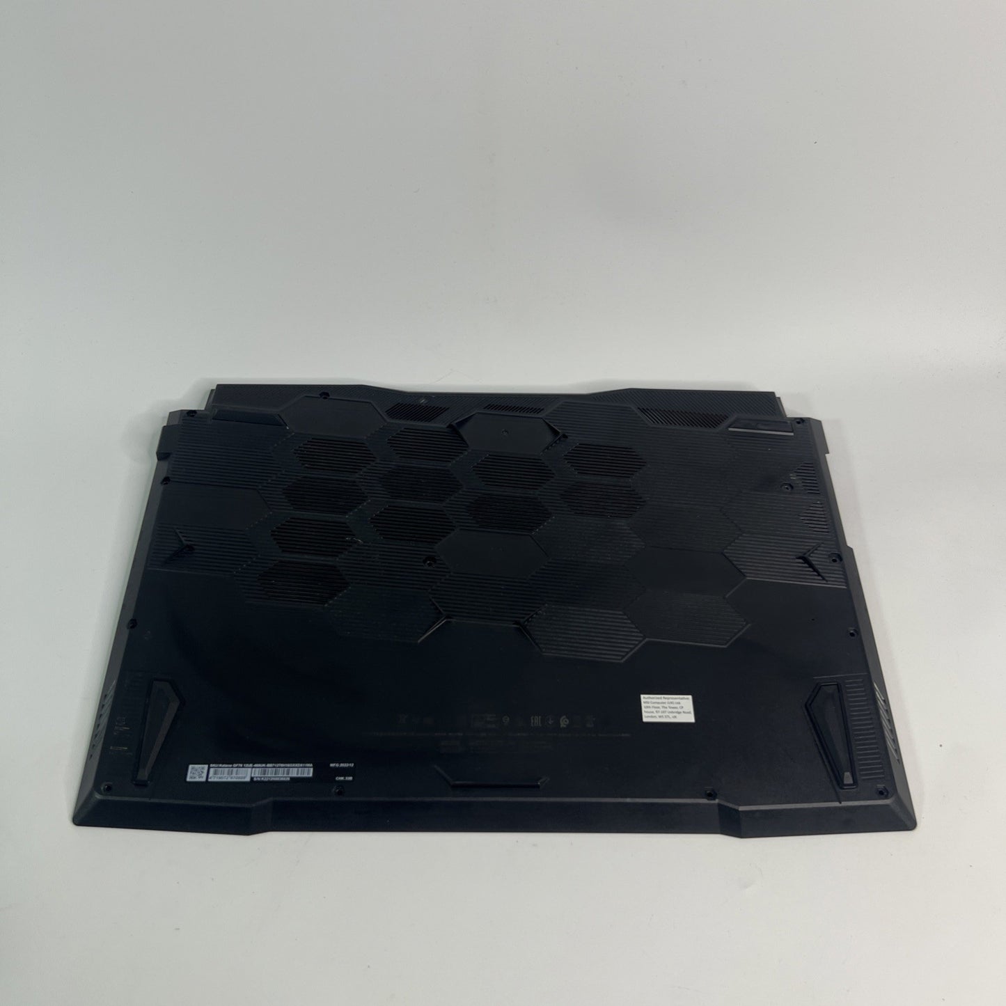MSI Katana GF76 12UE Bottom Base Cover – Grade B – Genuine 3077L1D213D37