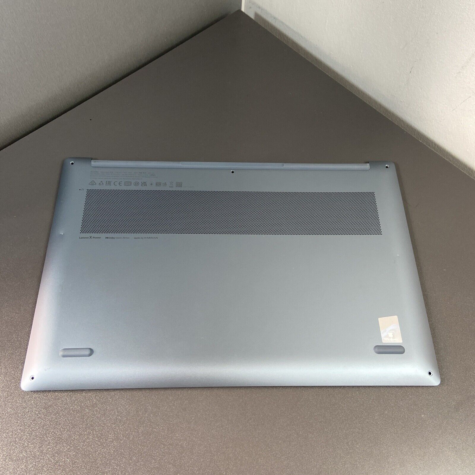 Lenovo Yoga 7 X 14IAH7 Bottom Base Lower Chassis Cover Grey 5CB1J30333