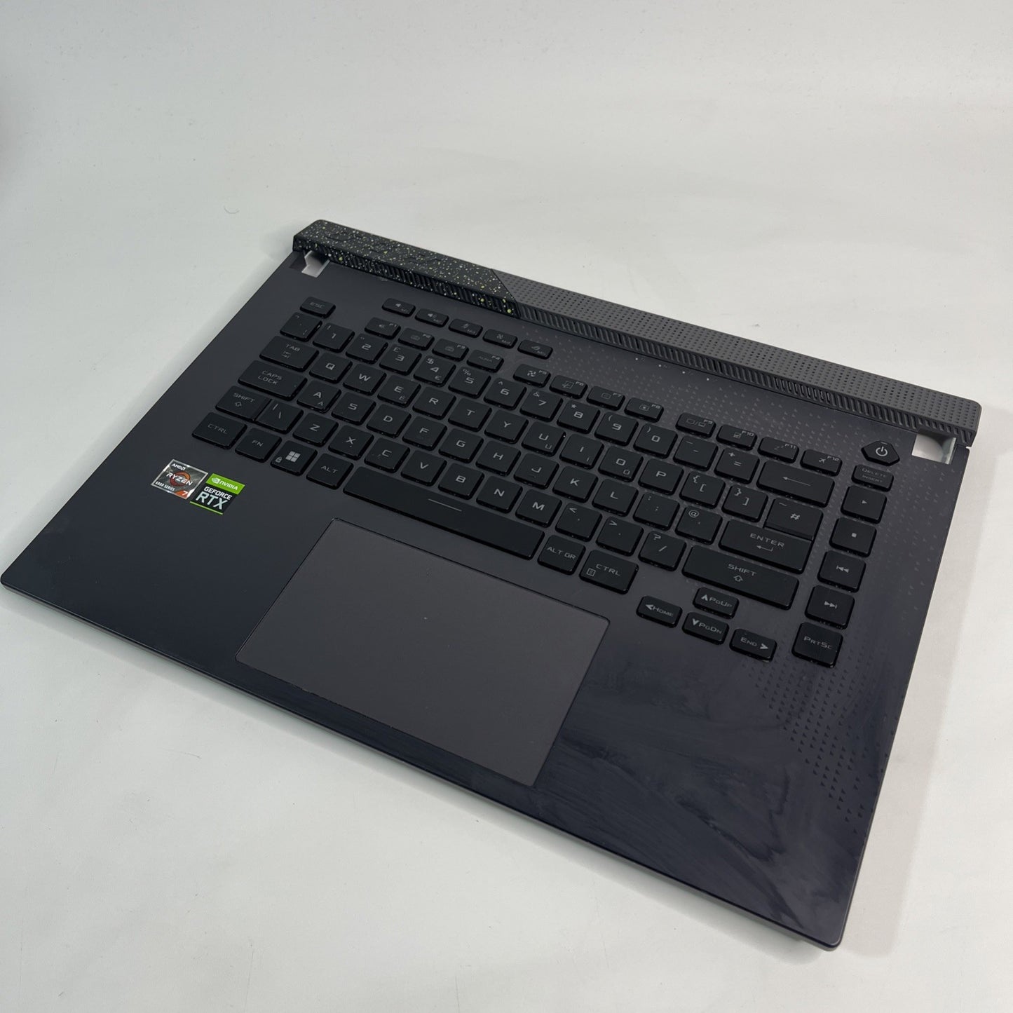 Genuine Black Asus ROG Strix G15 G513R Palmrest , Speakers & Touchpad 6070B2003