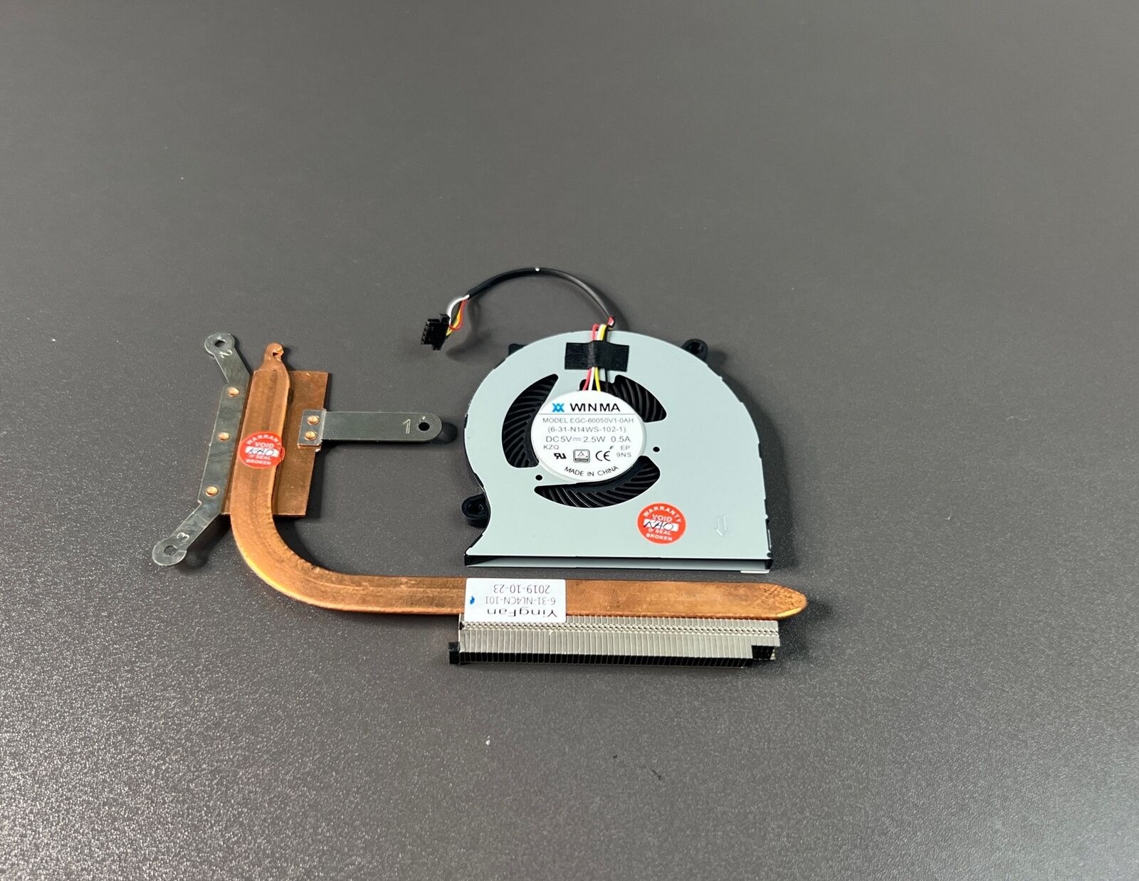 STONE STONEBOOK PRO P1032 LAPTOP CPU HEATSINK / COOLING FAN 