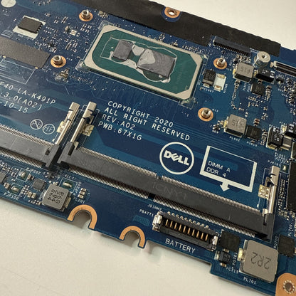 Dell Latitude 5420 Intel i5-1145G7 Motherboard GDF40 LA-K491P  (WORKS!) Chipped