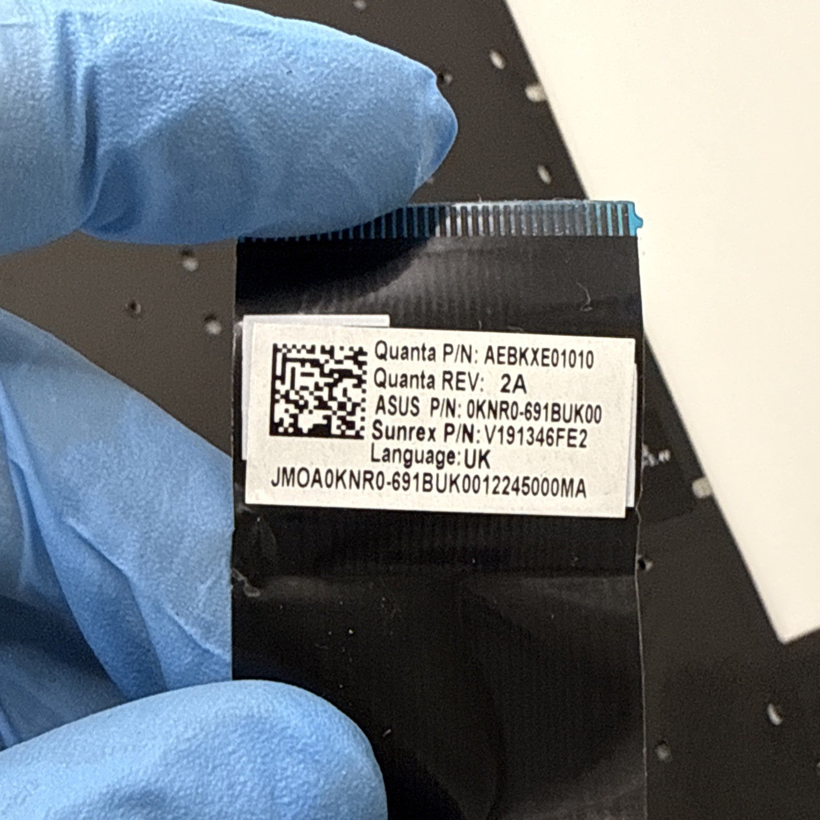 ASUS TUF Gaming F17 FX706 FX706HCB Keyboard UK