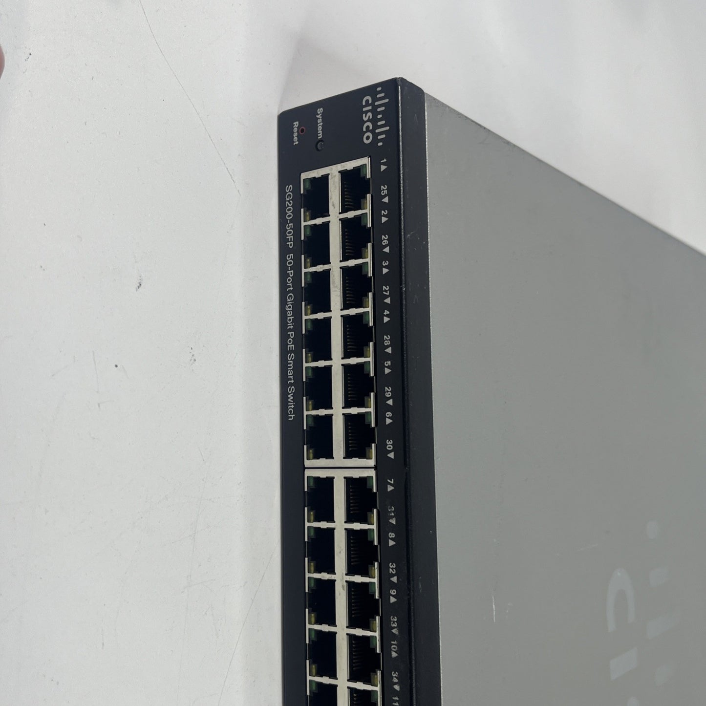 Cisco SG200-50FP 50-Port Gigabit PoE Smart Switch