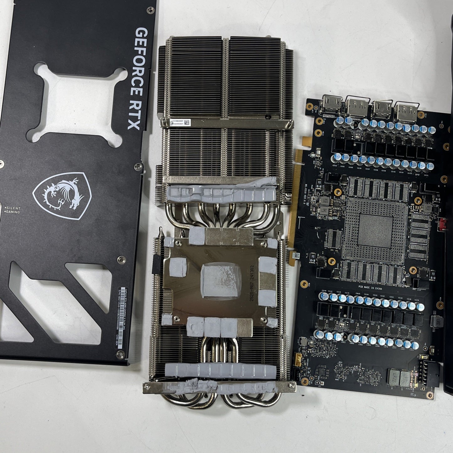 MSI GeForce RTX 4090 24 GB Black  3X Gaming X Slim GDDr6X taken Parts .