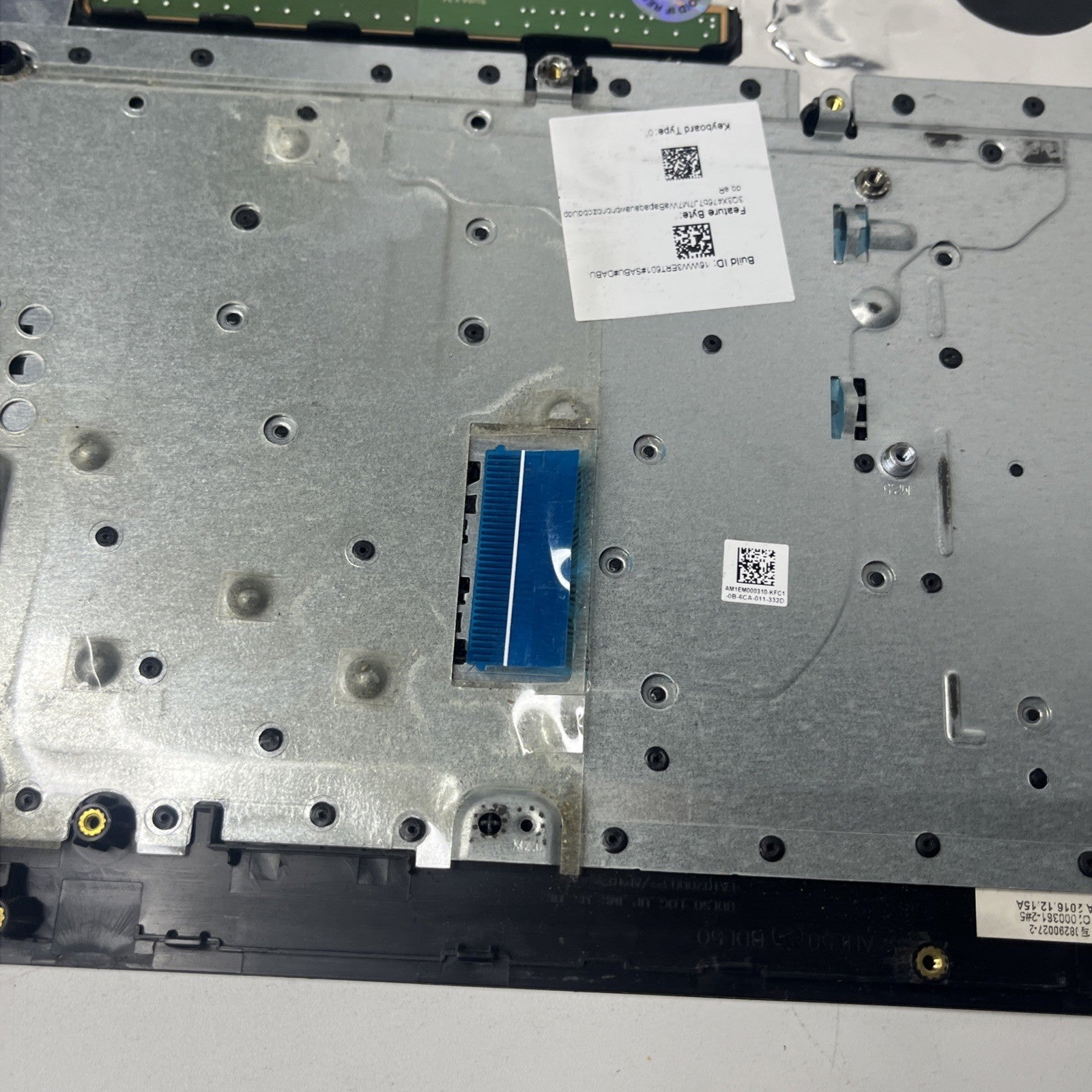 Genuine Silver HP 255 G5 Notebook Palmrest Keyboard And Touchpad.
