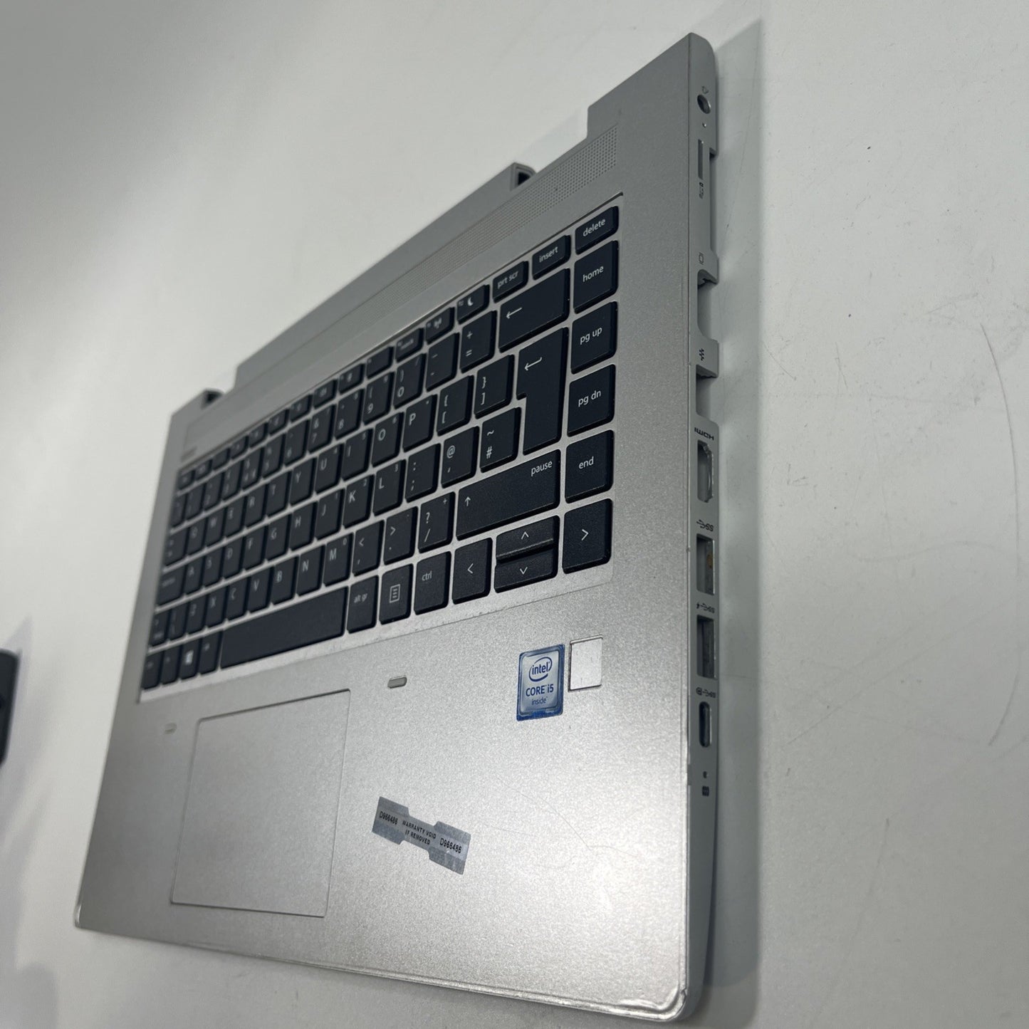 Genuine Silver Hp Probook 640 G5 Palmrest And Touchpad 4BSFN0. Bit Cracked
