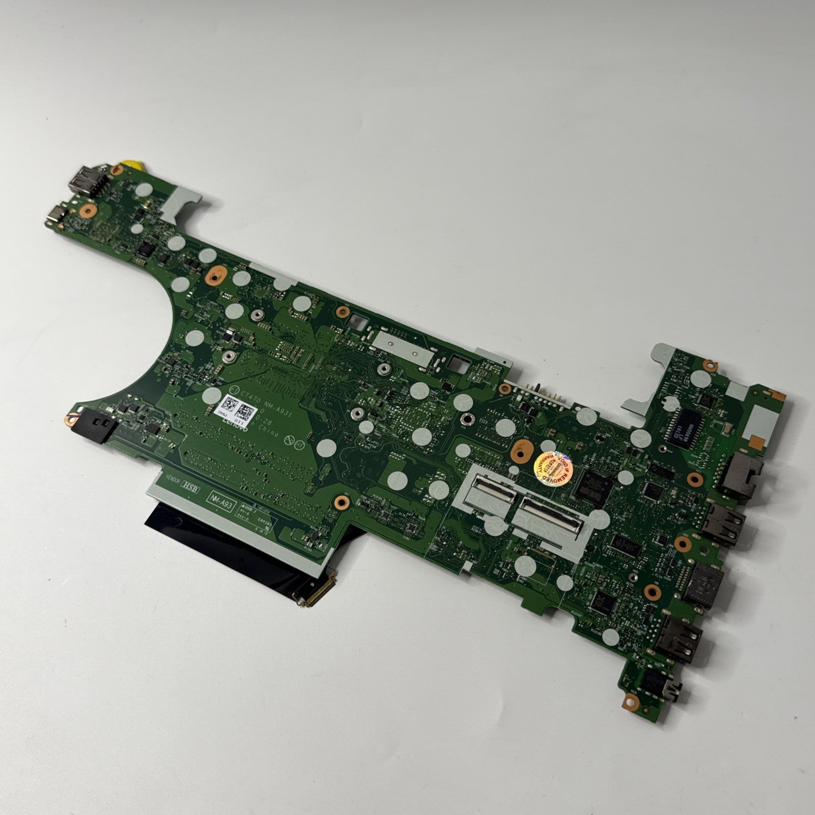 Lenovo Thinkpad T470 Motherboard i5 8th Gen (Powers On, No Display)
