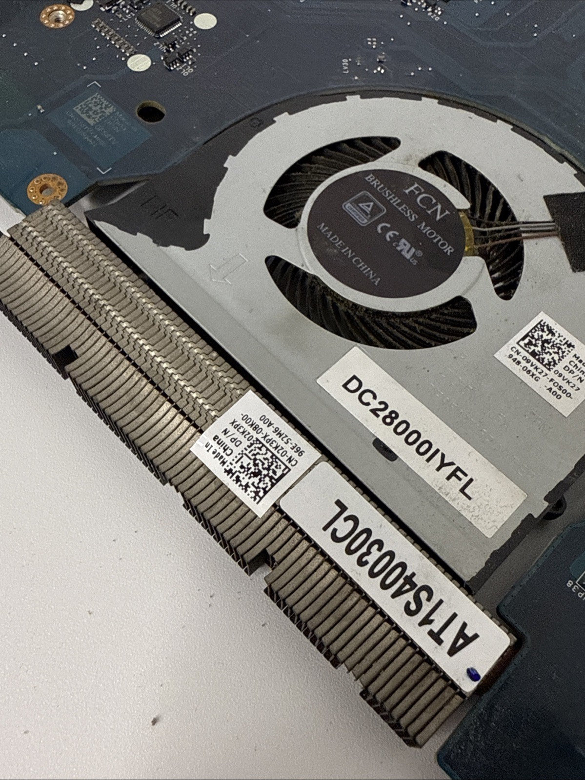 Genuine Dell Latitude 5590 Motherboard i5 8th Gen P/N: 0F58TV (FAULTY)