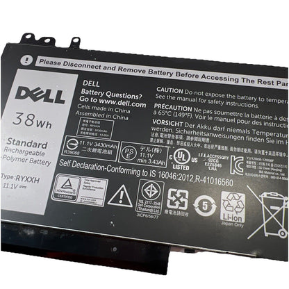 Genuine Battery RYXXH For Dell Latitude 12 E5450 E5550 E5250 E5270 09P4D2