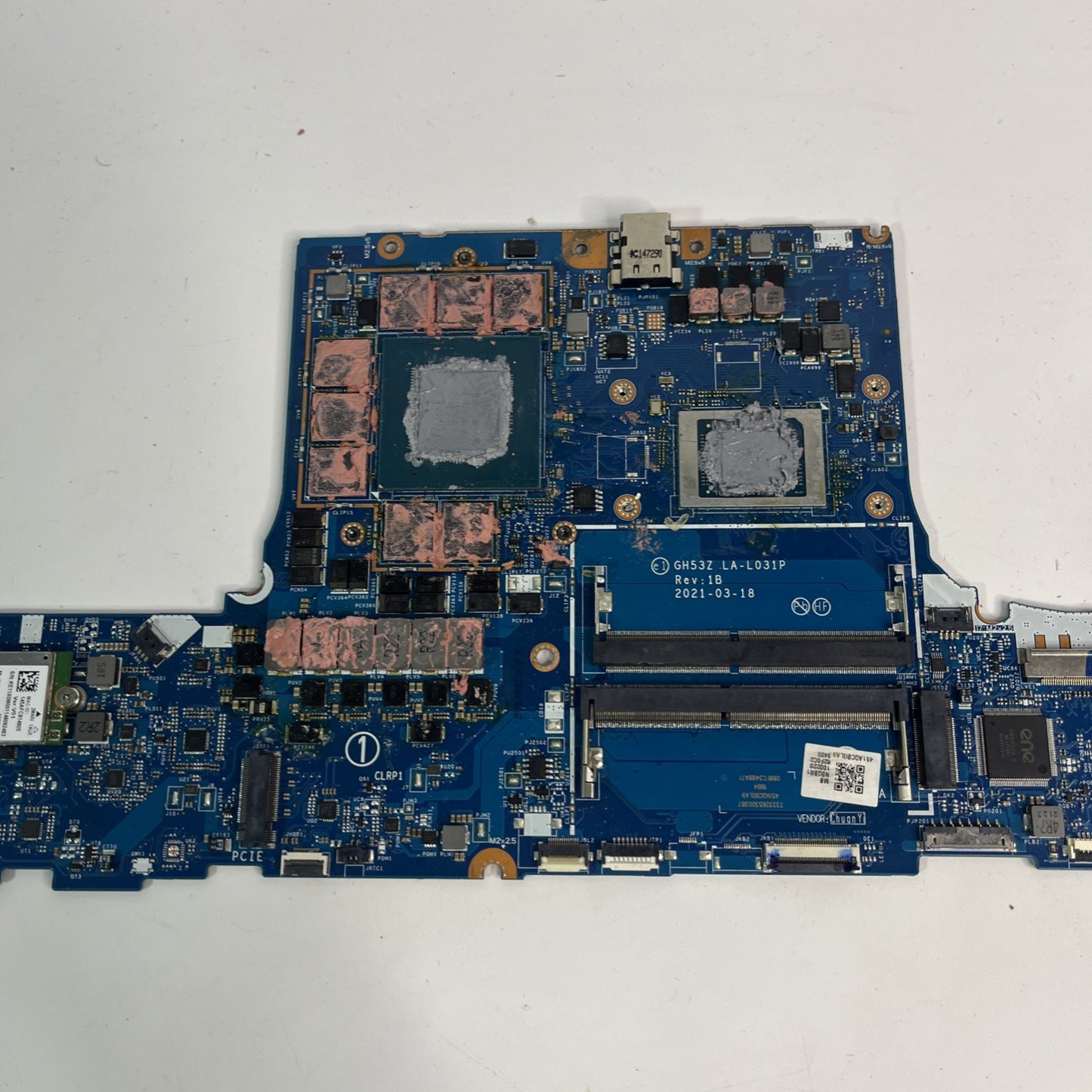 Acer Nitro 5 AN515-54 Motherboard ryzen 7 5800H RTX 3070.power Up, Keep Freezes