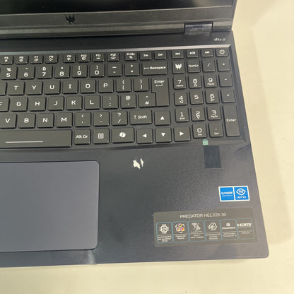 Acer Predator Helios 16 PH16-72 16" Intel i9 14900HX  RTX 4080 16 RAM 5.40 GHz