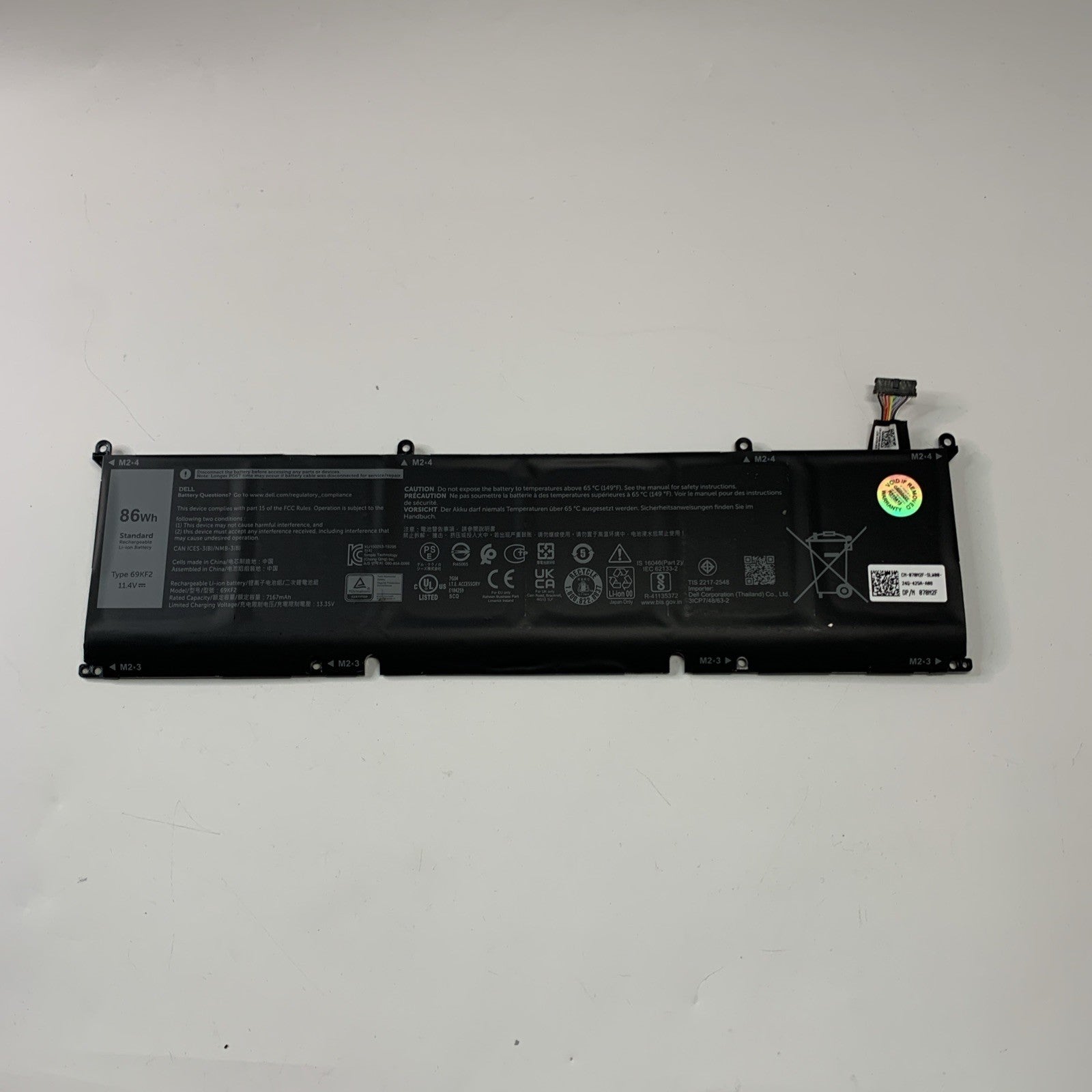 Genuine Dell Inspiron 16 7610 7620 86WH Battery 69KF2