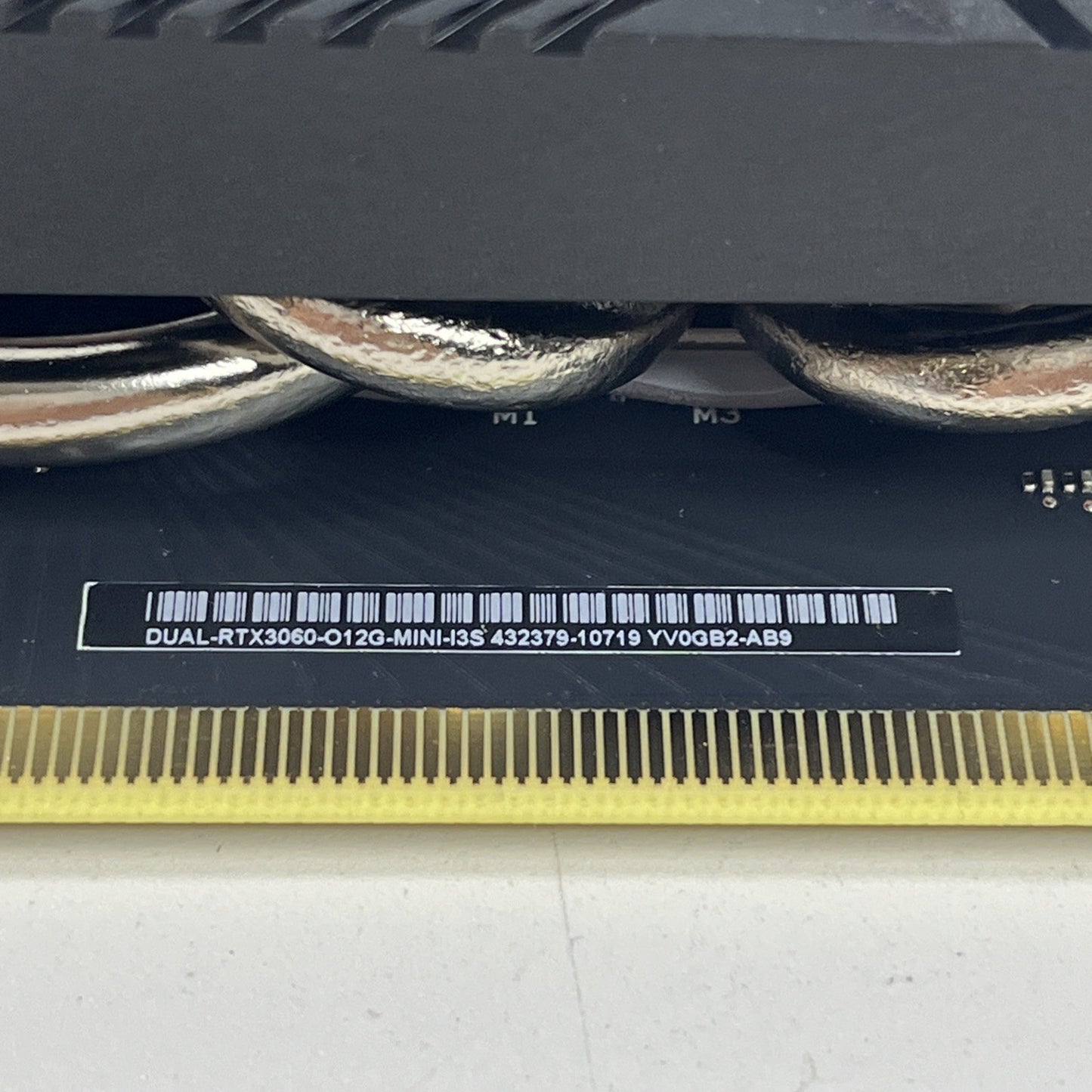 ASUS Dual GeForce RTX 3060 OC V2 12GB GDDR6 Graphics Card. Dead