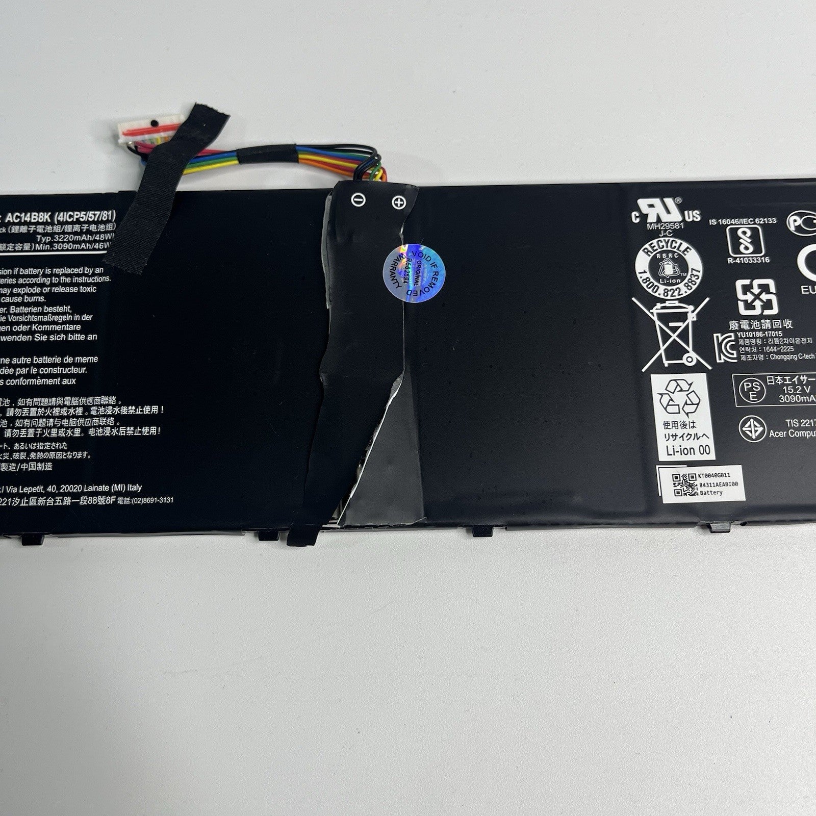 Genuine Acer Nitro 5 AN515-52 Battery 3220mAh 48Wh AC14B8K