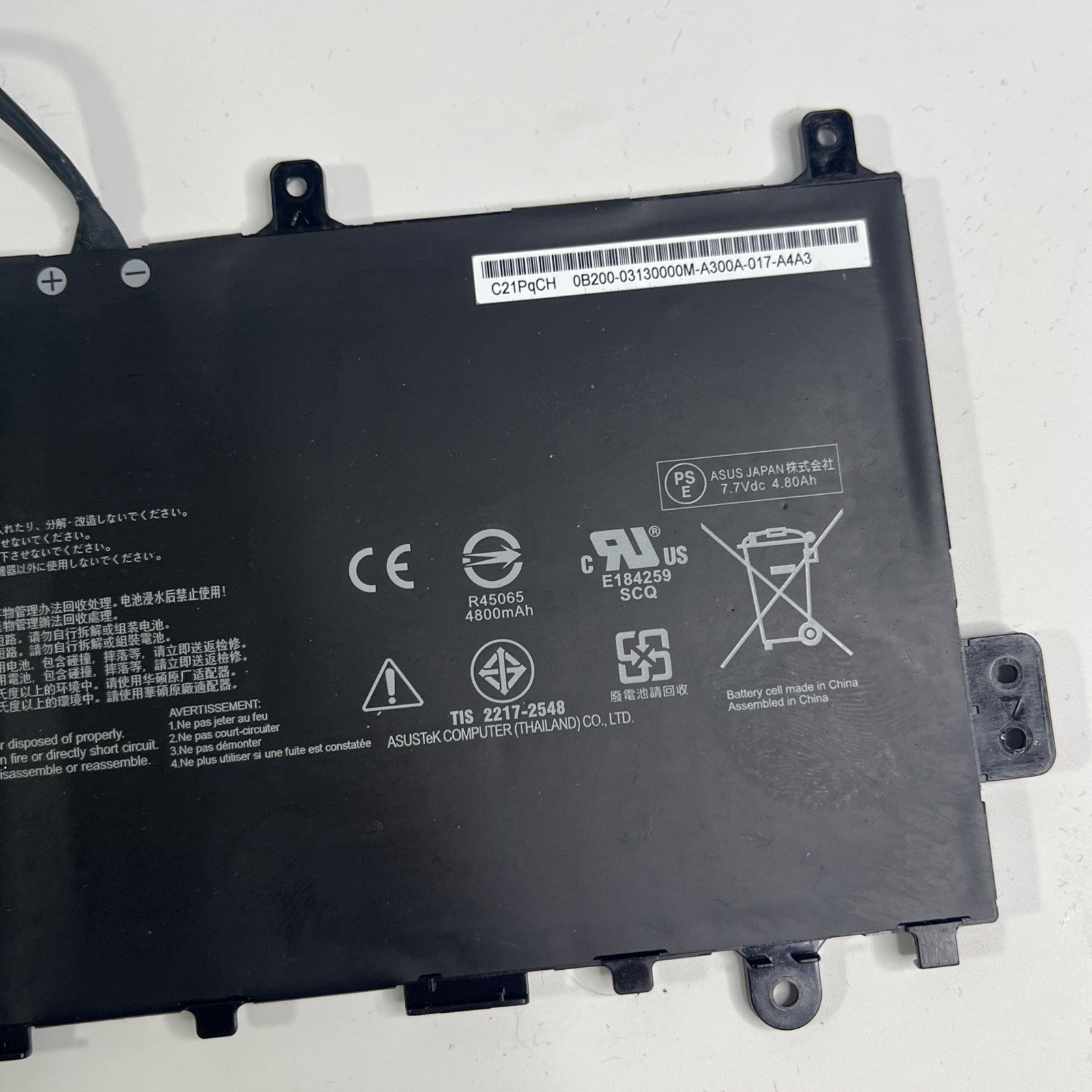 Battery For Asus Chromebook C423N 14 Series 38Wh C21N1808 Good Health