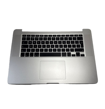 Macbook Pro A1398 15" Mid 2015 Palmrest Assembly UK Keyboard  (NO BATTERY)