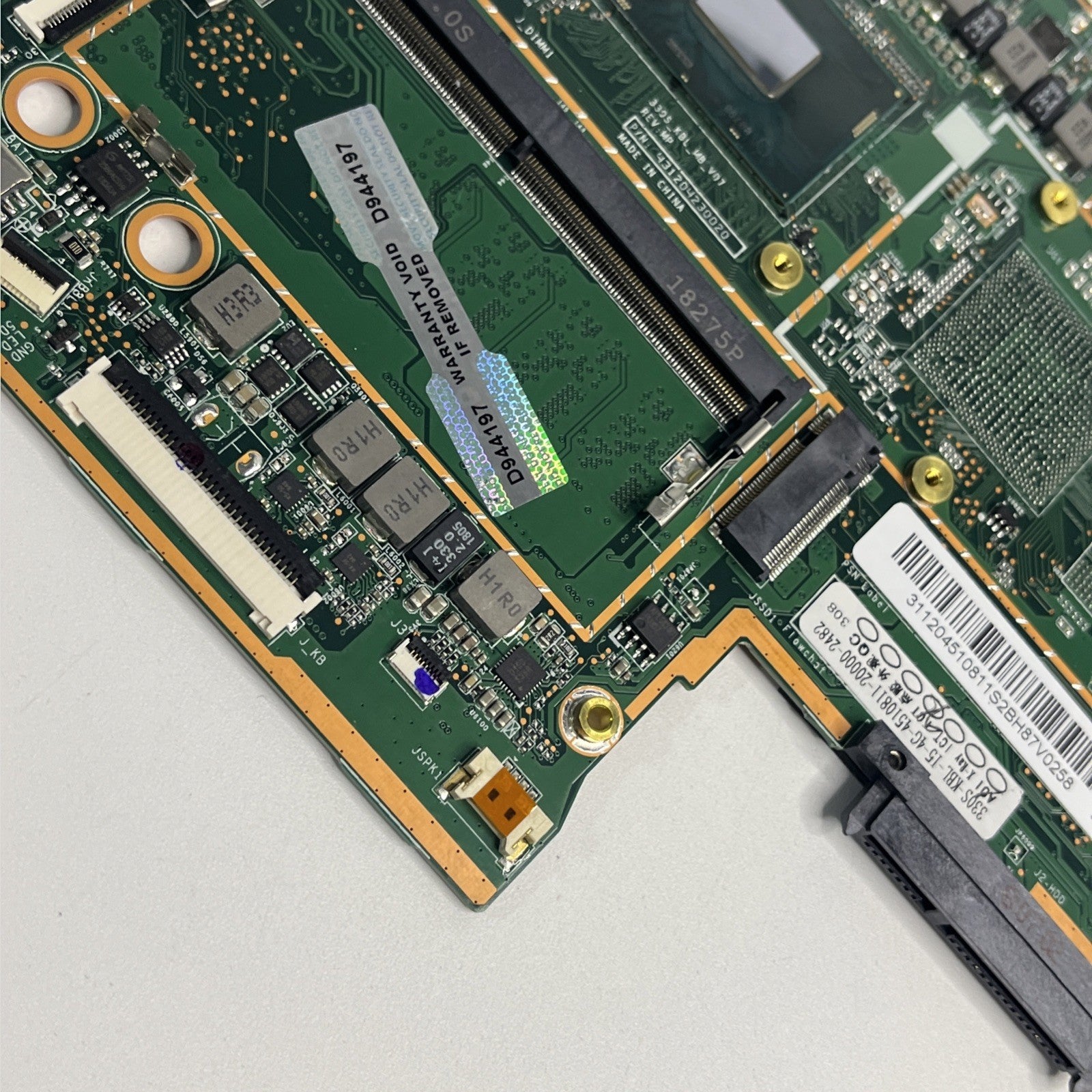 Genuine Lenovo IdeaPad 330s 15IkB  Motherboard  i5 8th Gen  1.60 GHz.