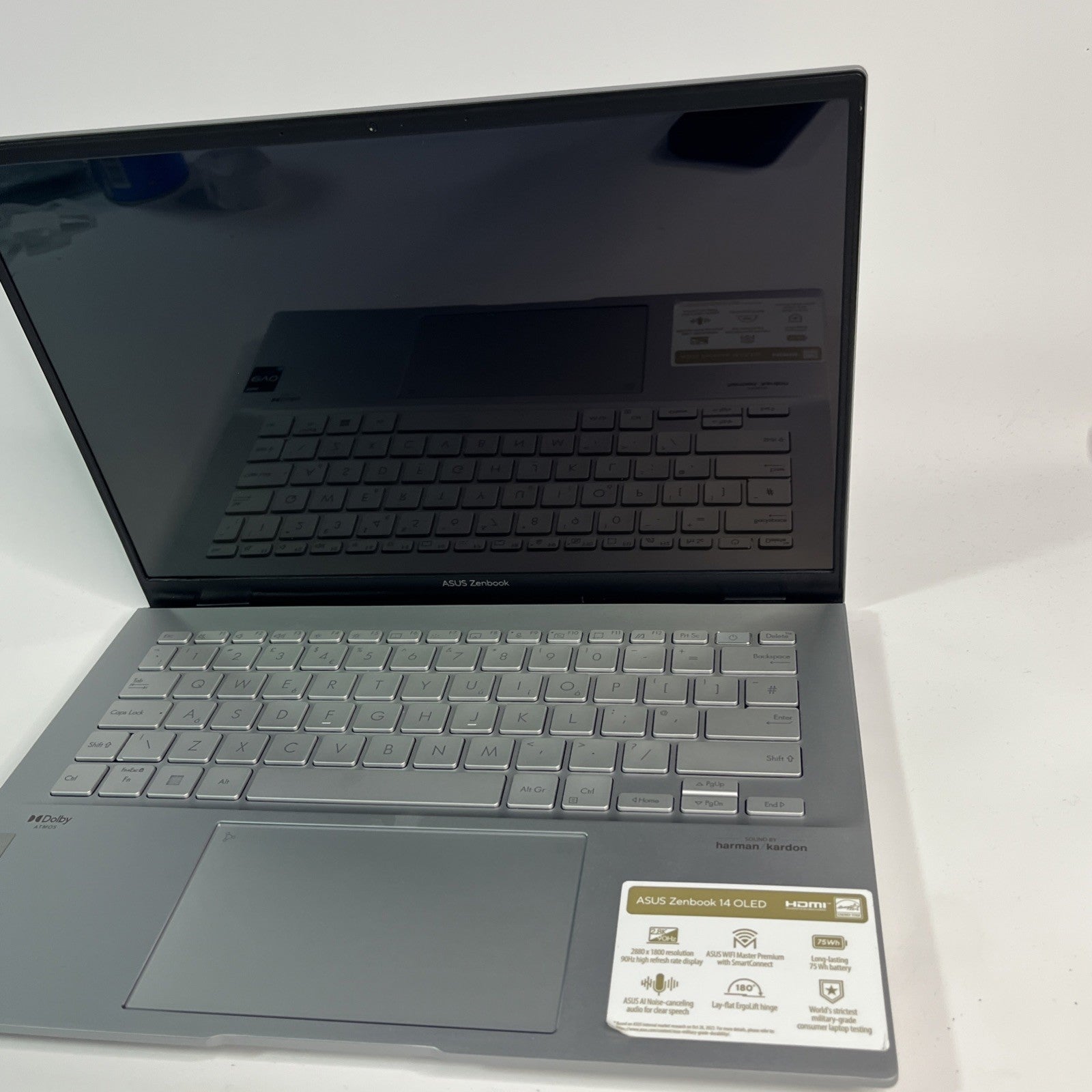 ASUS ZenBook 14 Ux3402V OLED 90Hz Laptop- i5-1340P,16GB RAM,256GB SSD,Windows 11