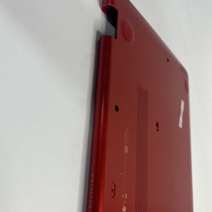 Genuine Red Hp Pavilion 15-BK060SA Bottom Base Cover Case, Speakers+ Usb Board.