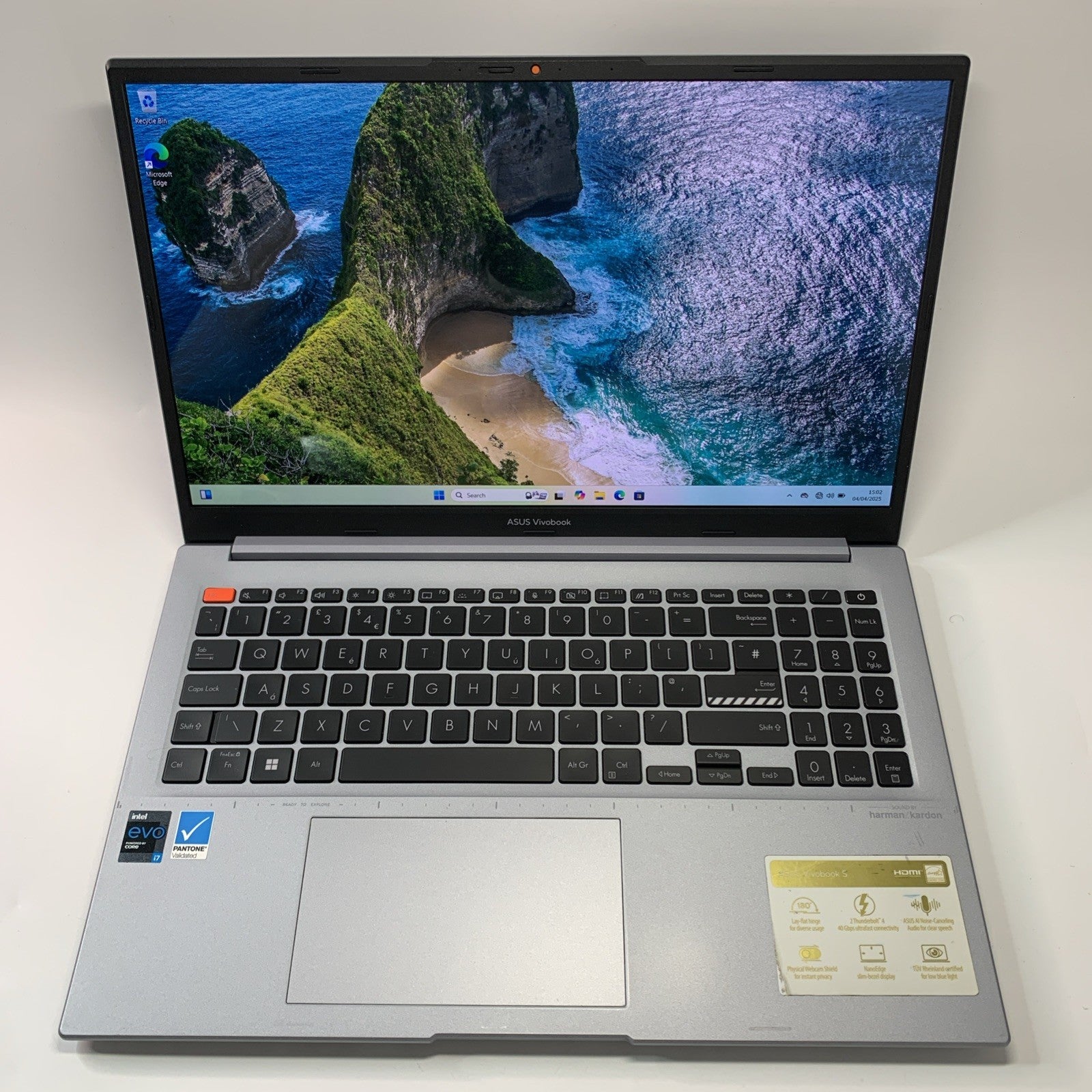 ASUS Vivobook S15 K3502ZA 15.6 OLED Laptop Intel i7-12700H 16GB RAM 256GB SSD