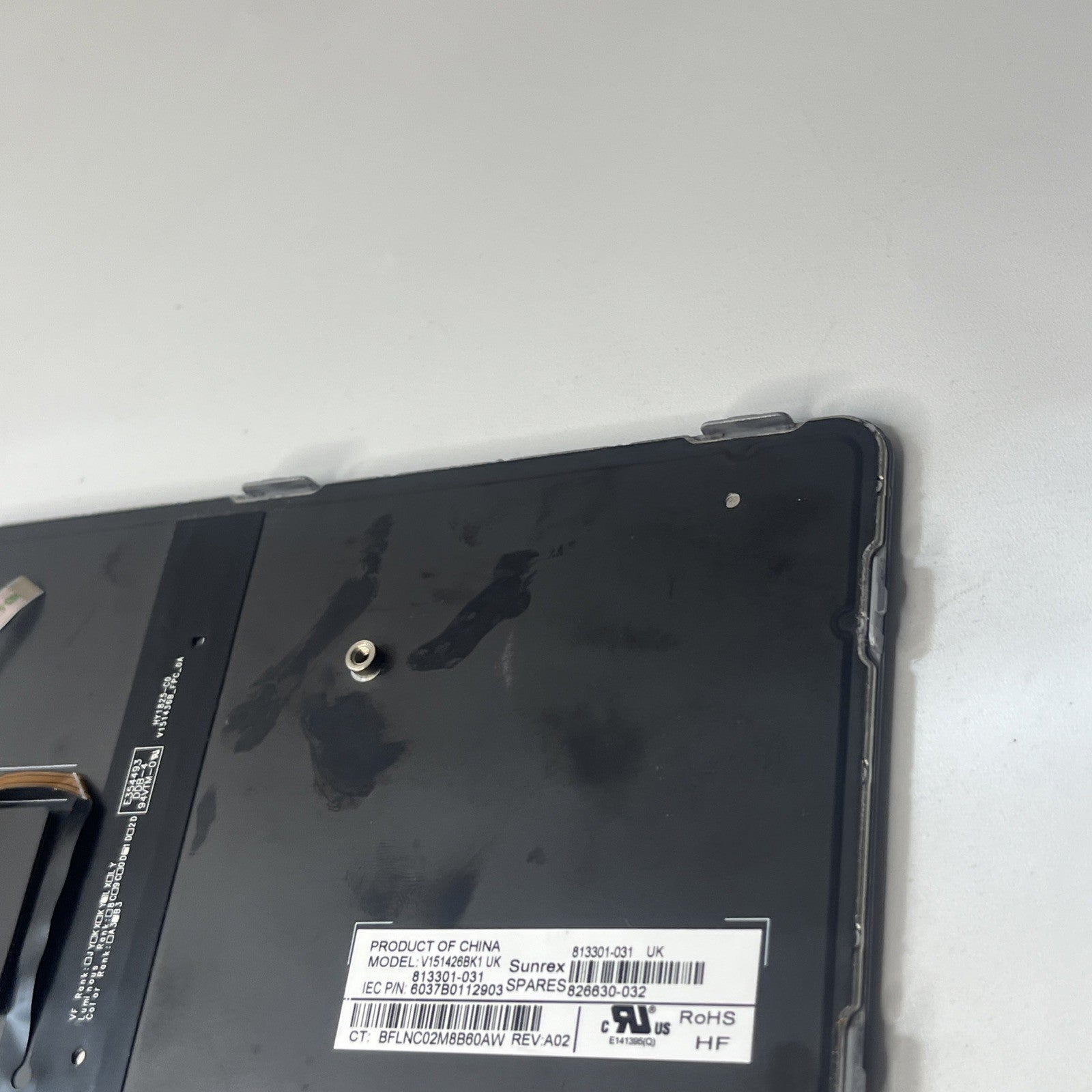 Genuine Hp Elitebook | 820 G3 UK ENG Backlit Keyboard 813301-3
