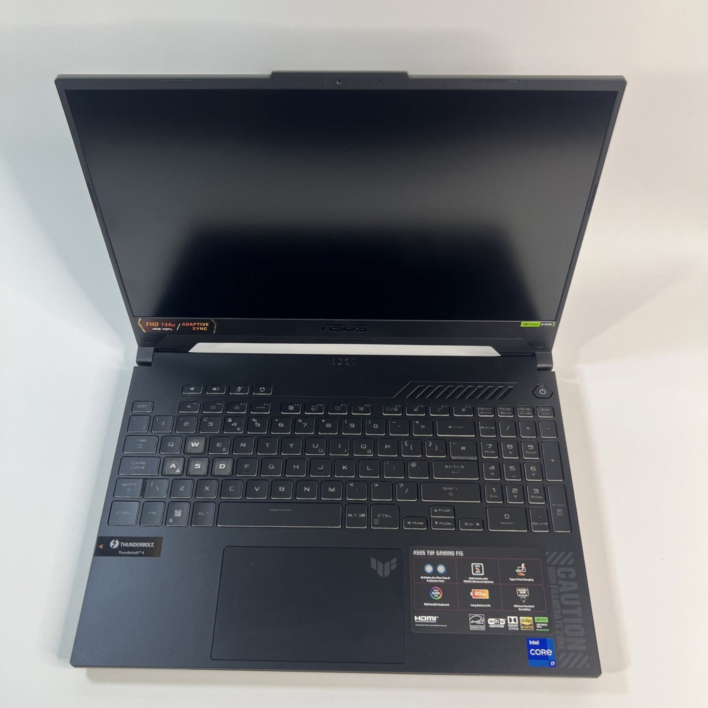 ASUS Tuf F15 FX507ZU4 Gaming Laptop Intel i7-12700H  RTX 4050 16GB RAM 1TB SSD