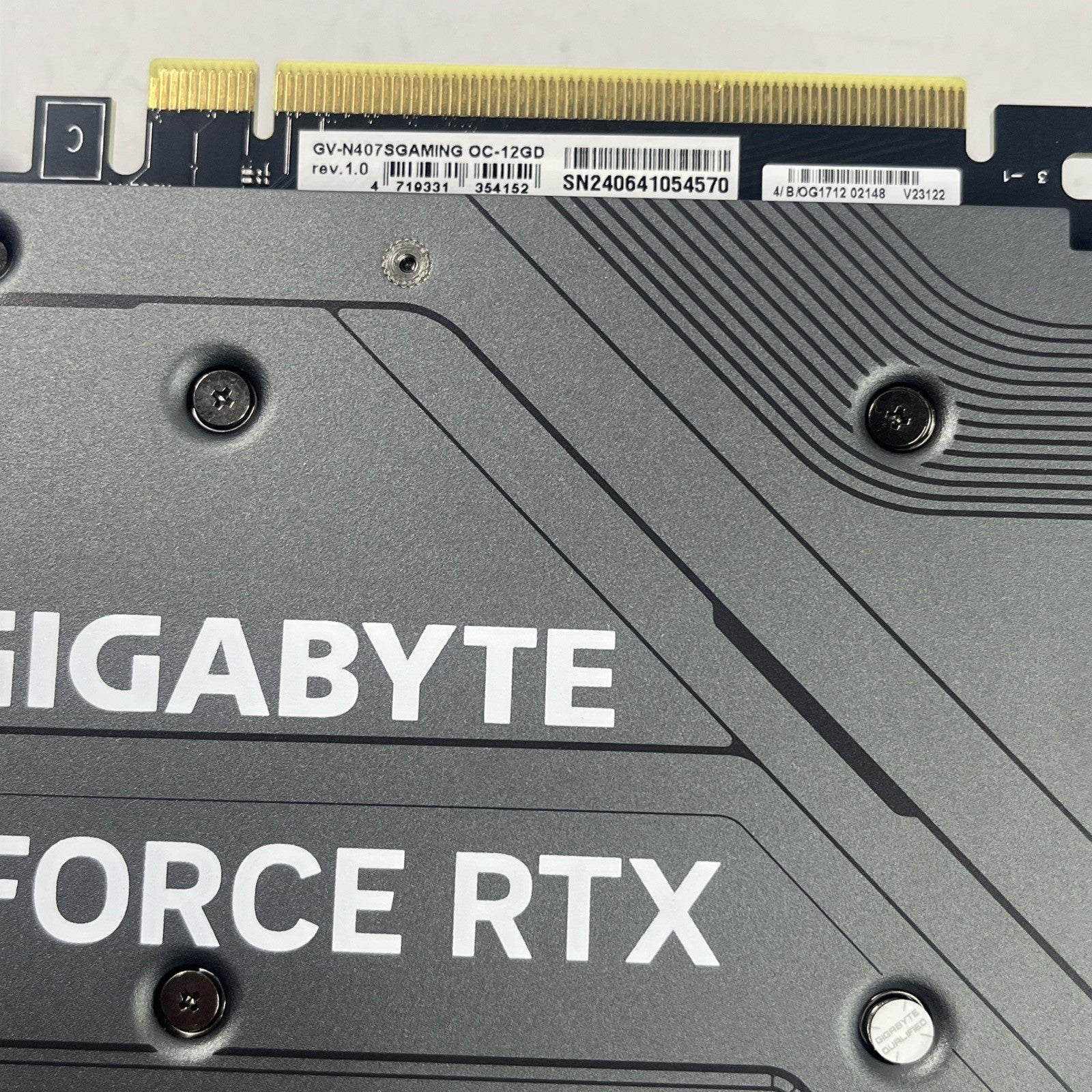 GIGABYTE GeForce RTX 4070 Super Gaming OC 12GB GDDR6X Graphic Card.keep Crashing