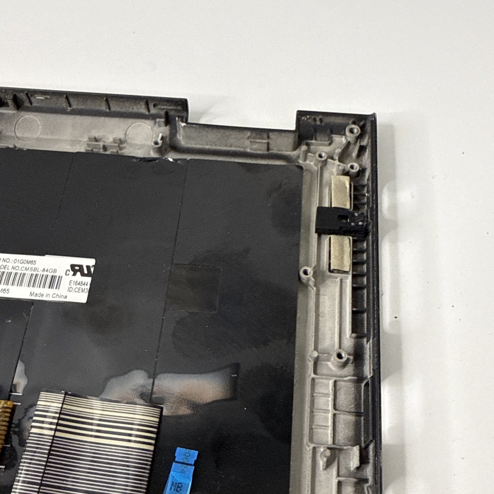 Genuine Lenovo x390 yoga Palmrest Assembly UK Keyboard (1 Key Missing)