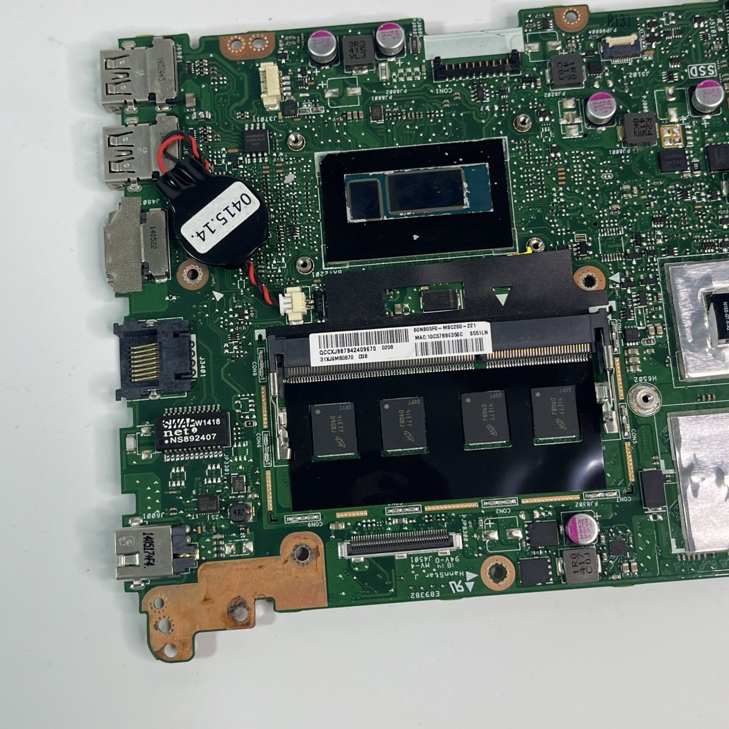 Genuine Black Asus K551L Motherboard I7 4th Gen & Geforce 840M