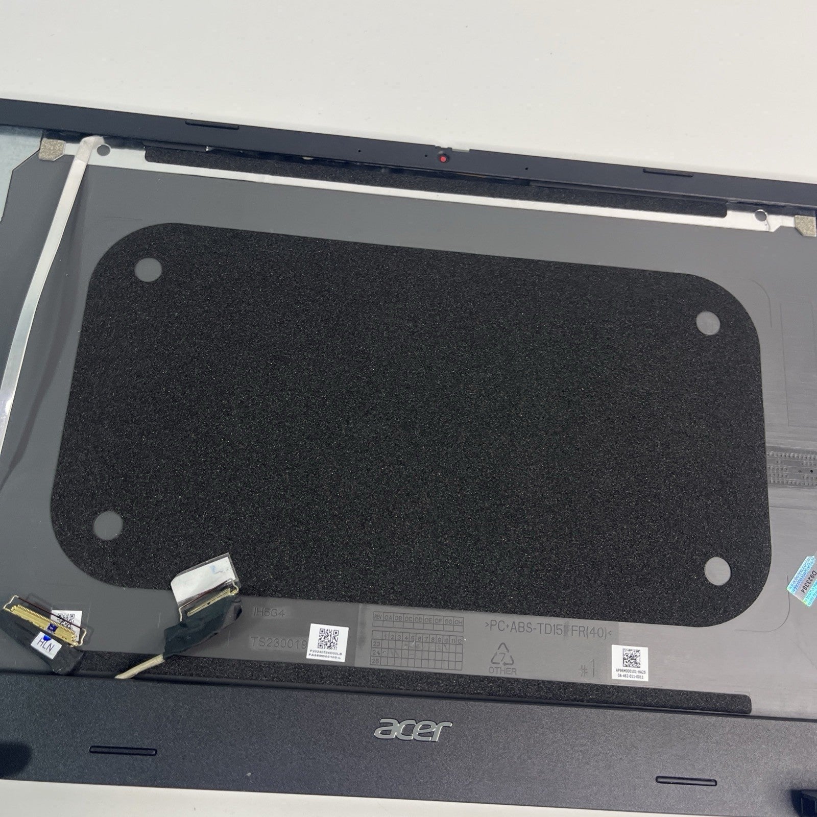 Acer Chromebook Plus 515 15.6" LCD Top Cover Housing Grey AP96M000101