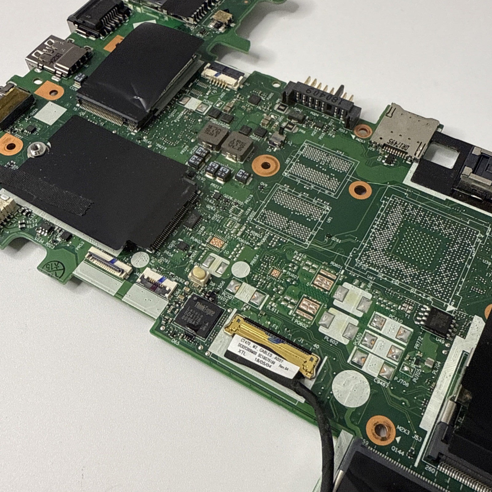 Lenovo Thinkpad T470 Motherboard i5 8th Gen (Powers On, No Display)