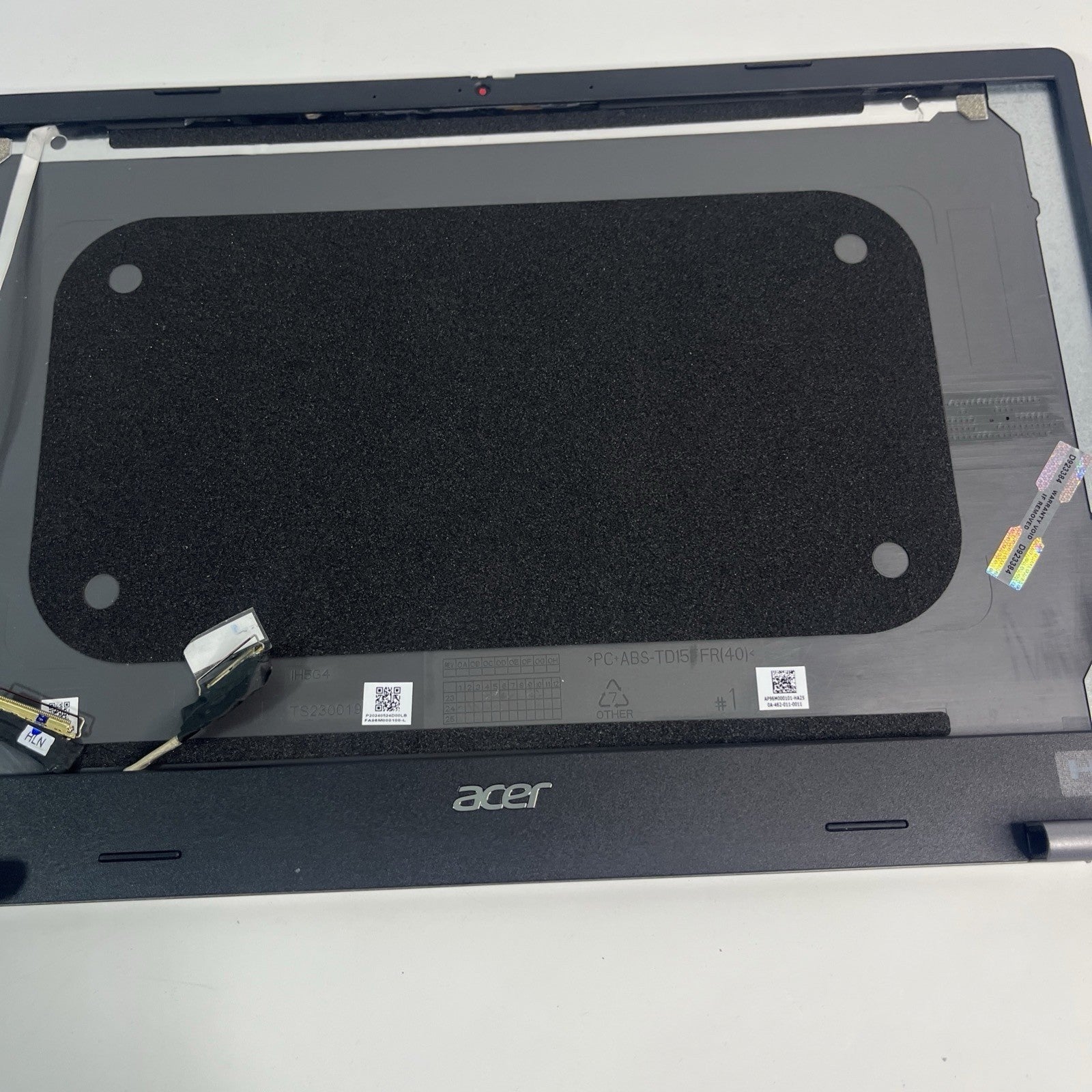 Acer Chromebook Plus 515 15.6" LCD Top Cover Housing Grey AP96M000101