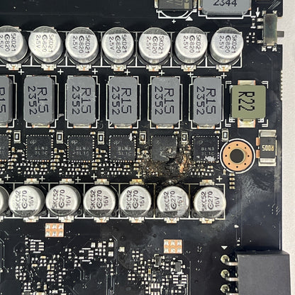 GIGABYTE  RTX 4080 Super AERO OC 16 Graphics Card Not Working Missing Parts