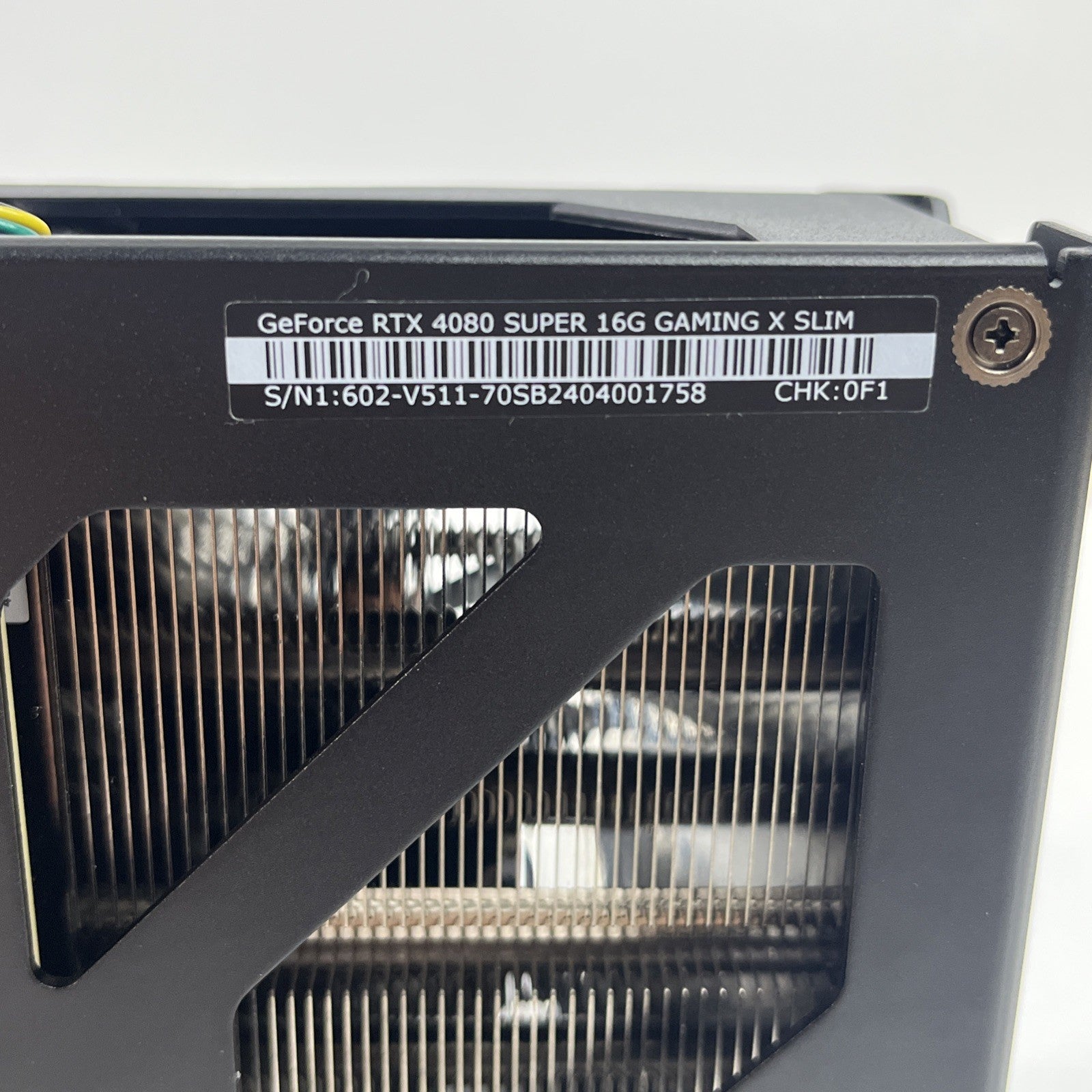 MSI GeForce RTX 4080 Super 16GB Gaming X Slim 16GB GDDR6X.shut Down After 30 min