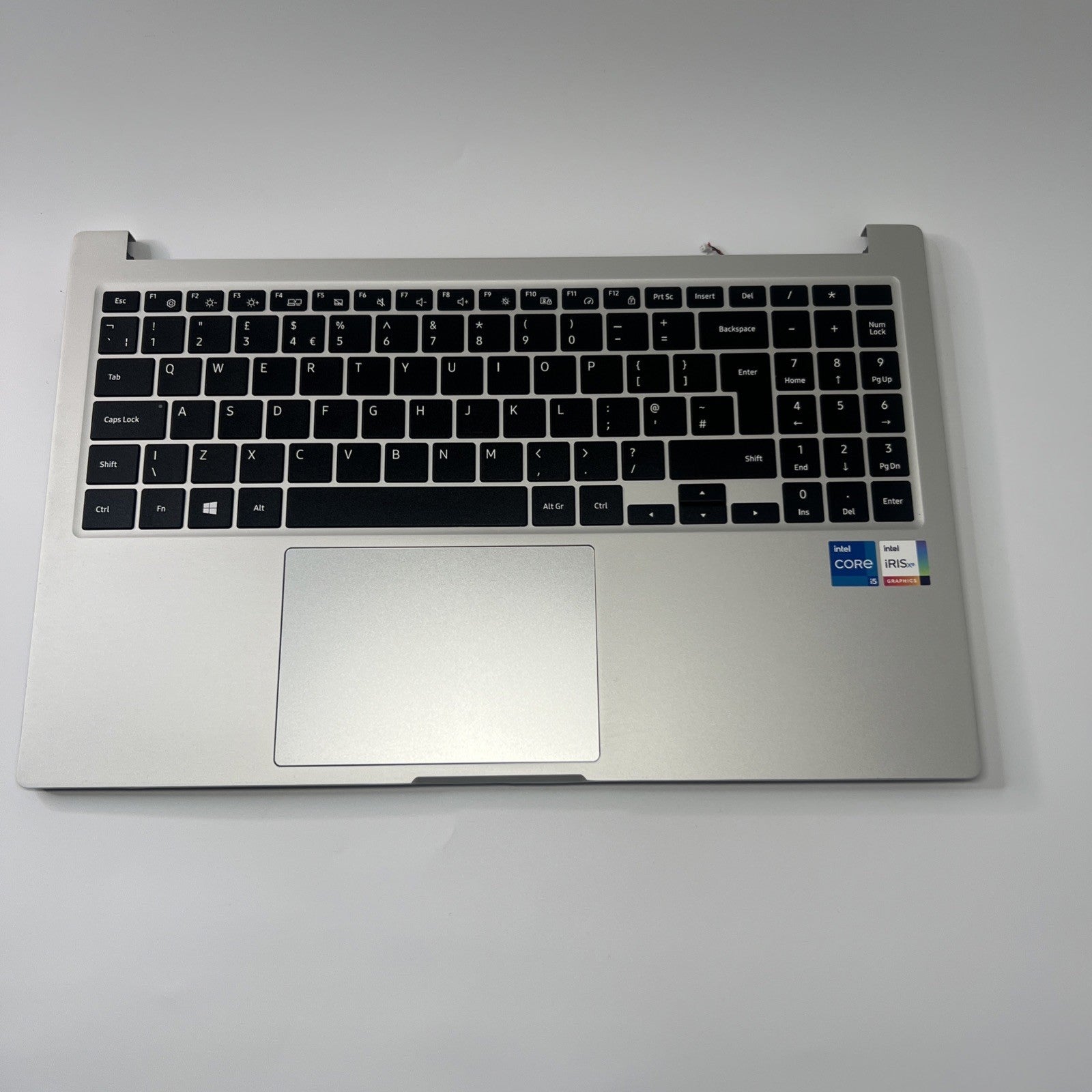 Samsung Galaxy Book NP750XDA Palmrest UK Upper Case Silver