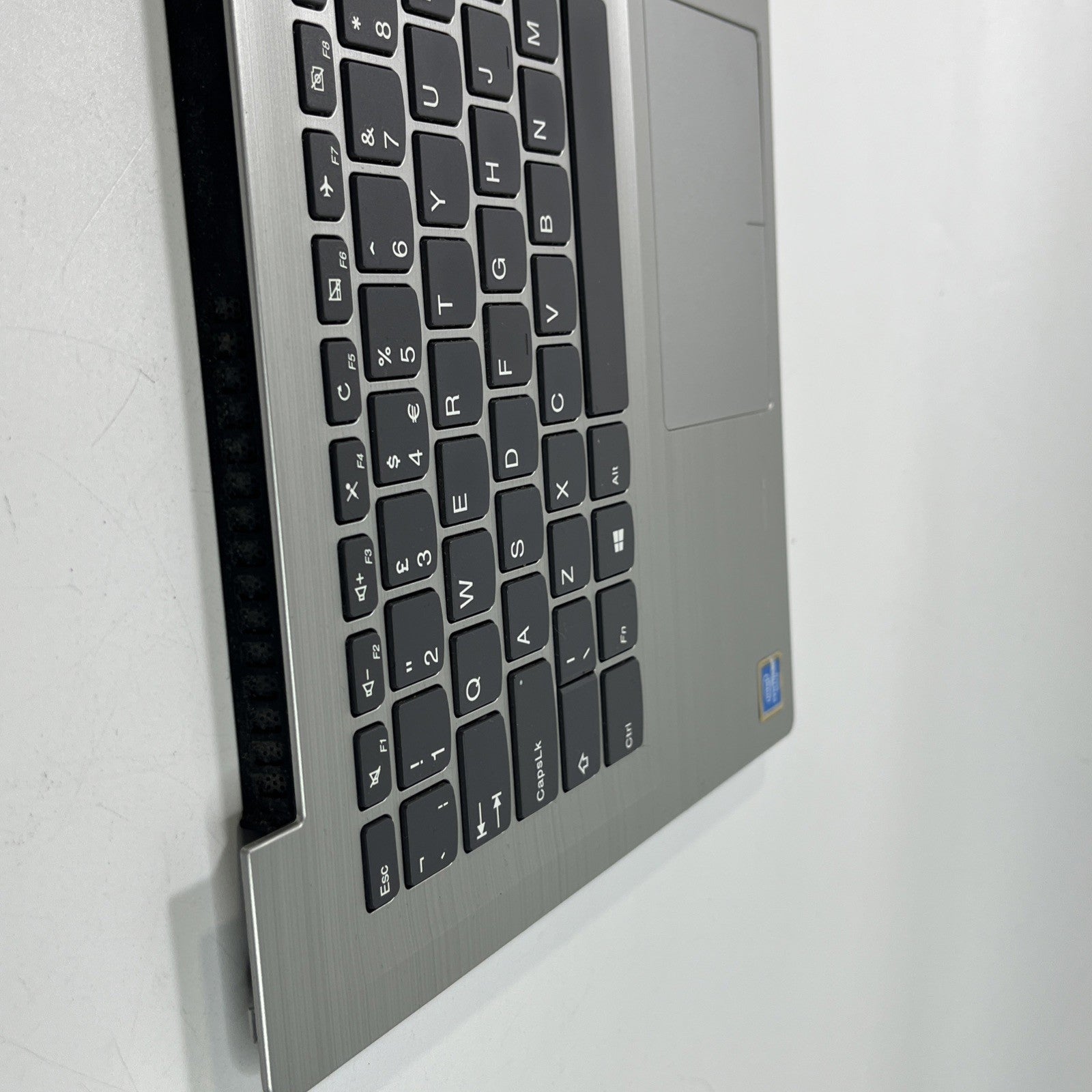Genuine Silver Lenovo IdeaPad 320S-14IKB Palmrest Keyboard, Touchpad & Speakers.