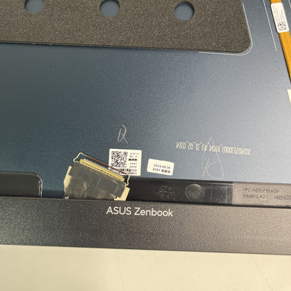 Blue ASUS ZENBOOK 14 FLIP OLED UX3402V Complete Top Lid Assembly With Cables