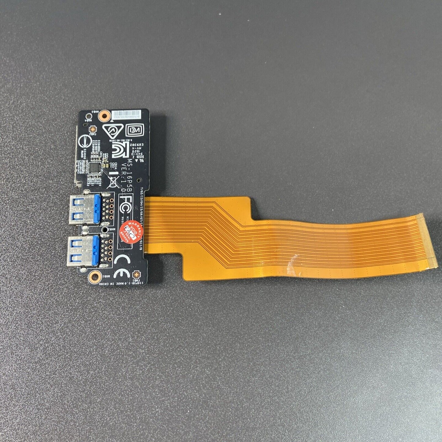 MSI GL75 9SD MS-17E5B USB Port SD Card Reader Board and Cable MS-17E5B