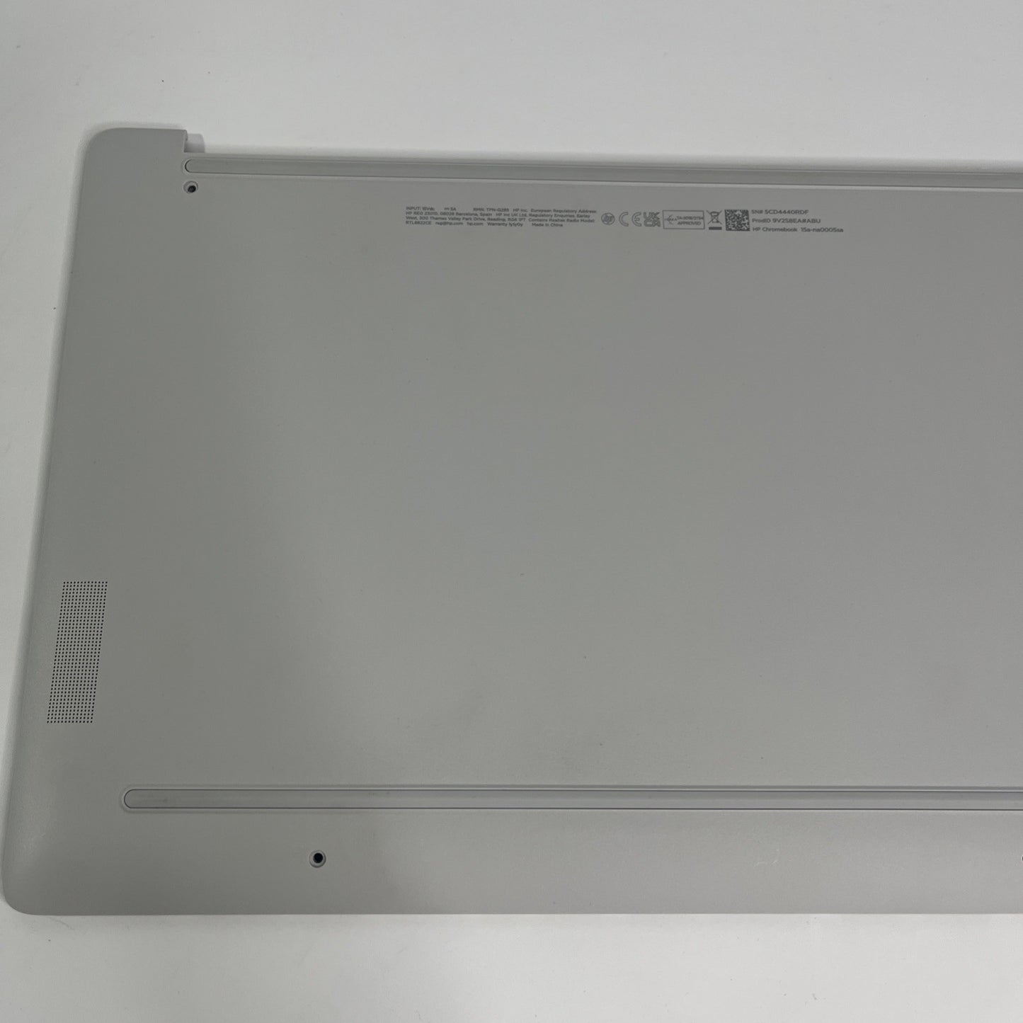 HP Chromebook 15a-na0005sa 15a-na Series Bottom Base Lower Case Cover  TSC380GWB